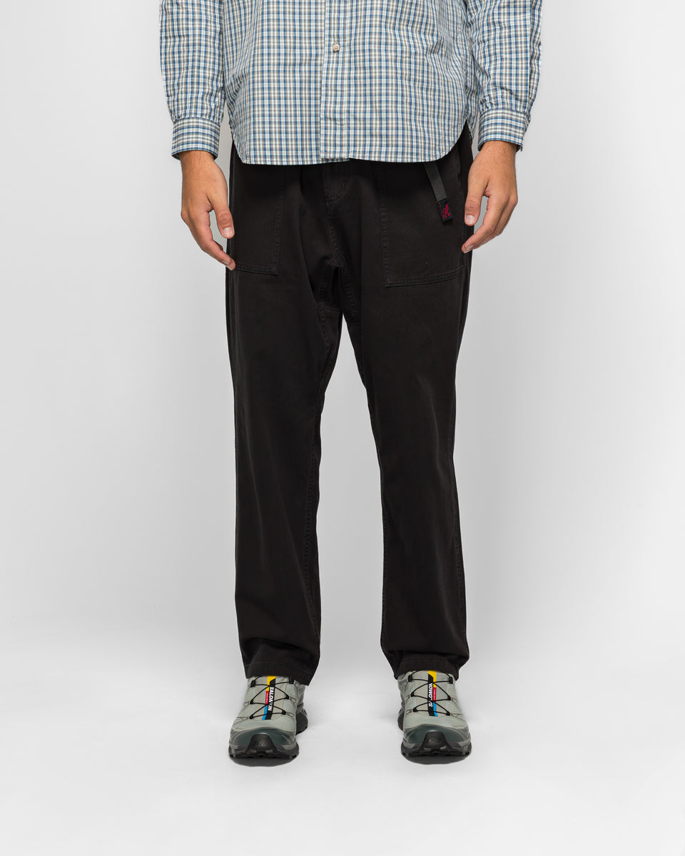 Tapered Ridge Gramicci - Loose Tapered Ridge Pant - Black | UP THERE