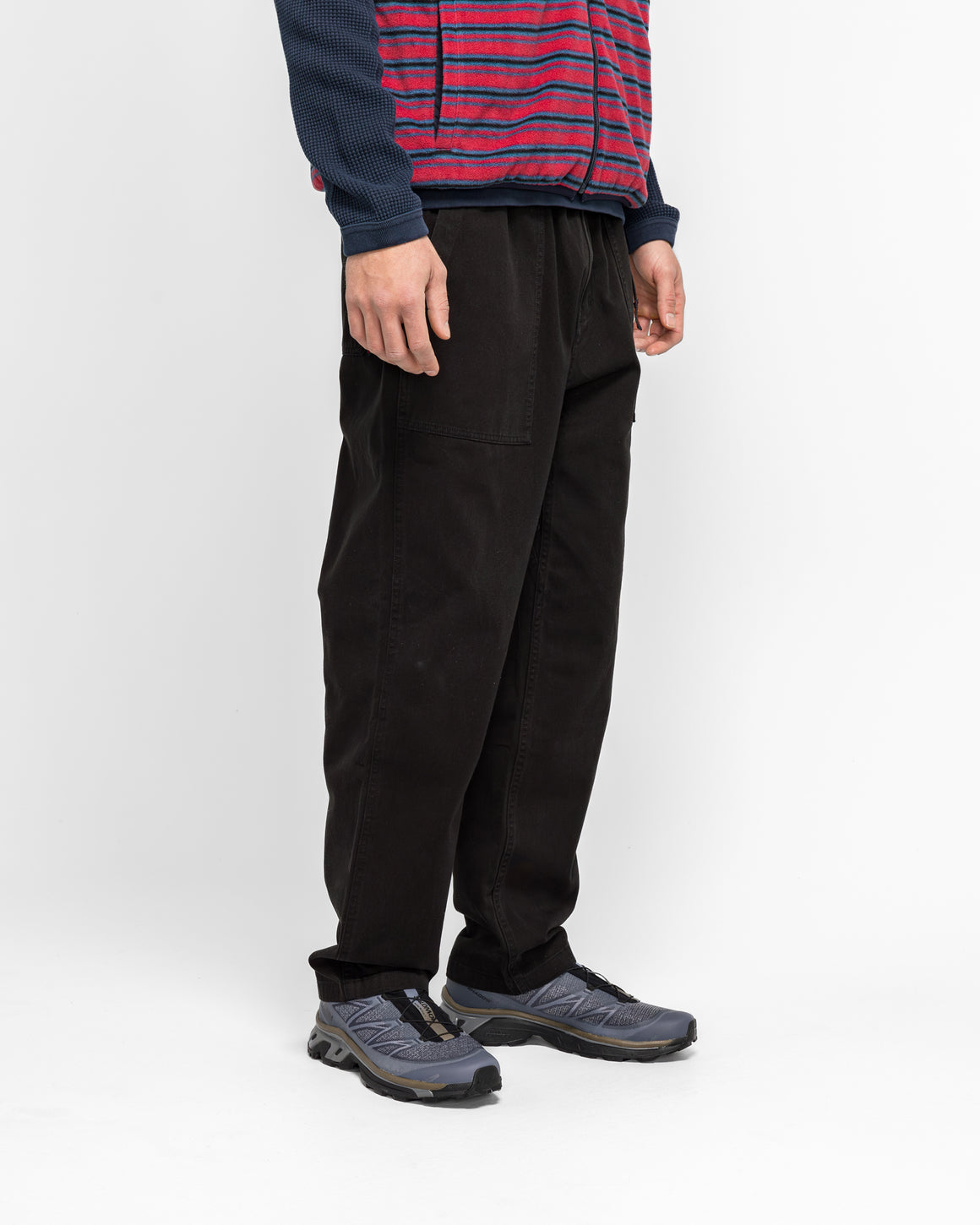 Gramicci - Loose Tapered Ridge Pant - Black - UP THERE