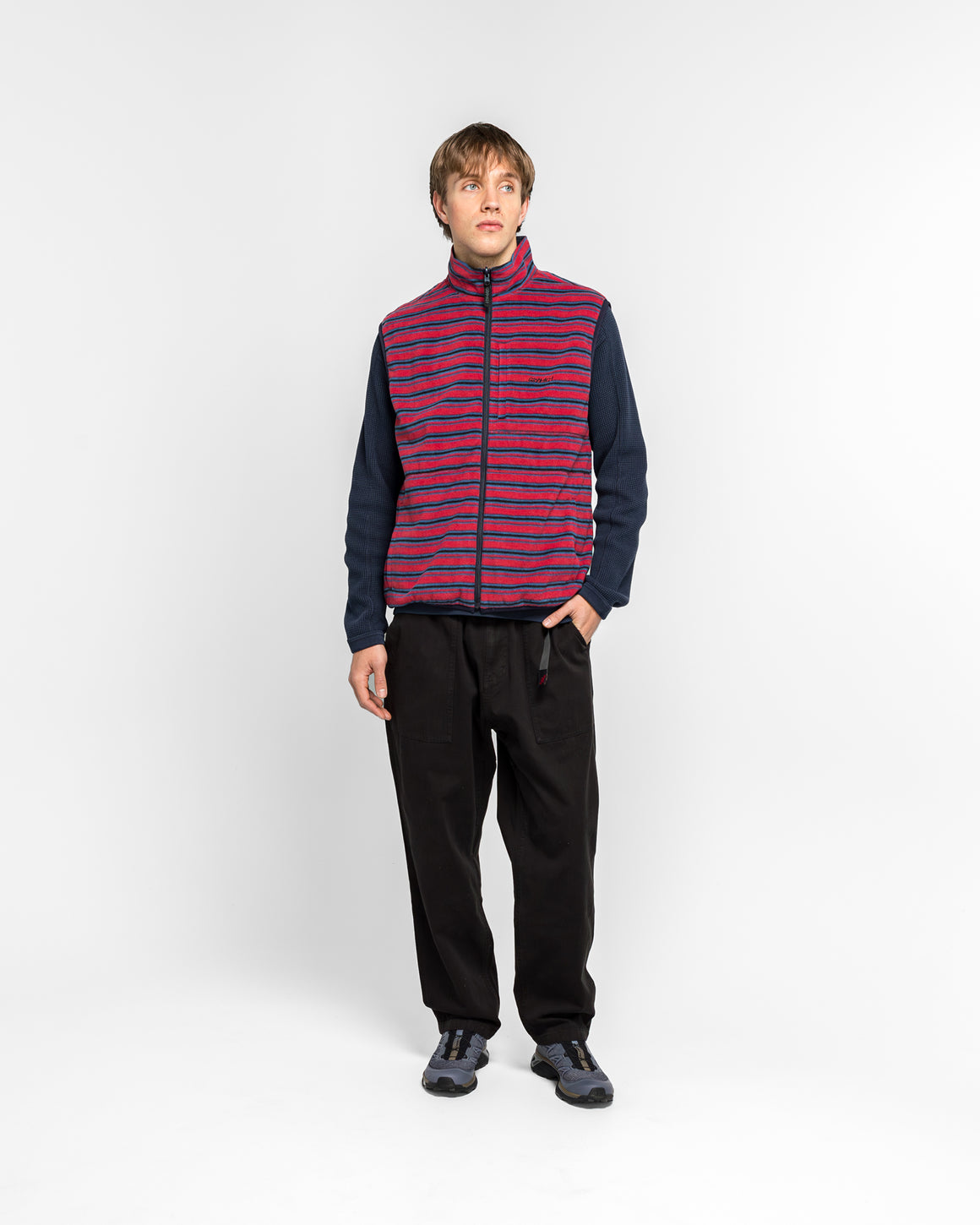 Gramicci - Loose Tapered Ridge Pant - Black - UP THERE