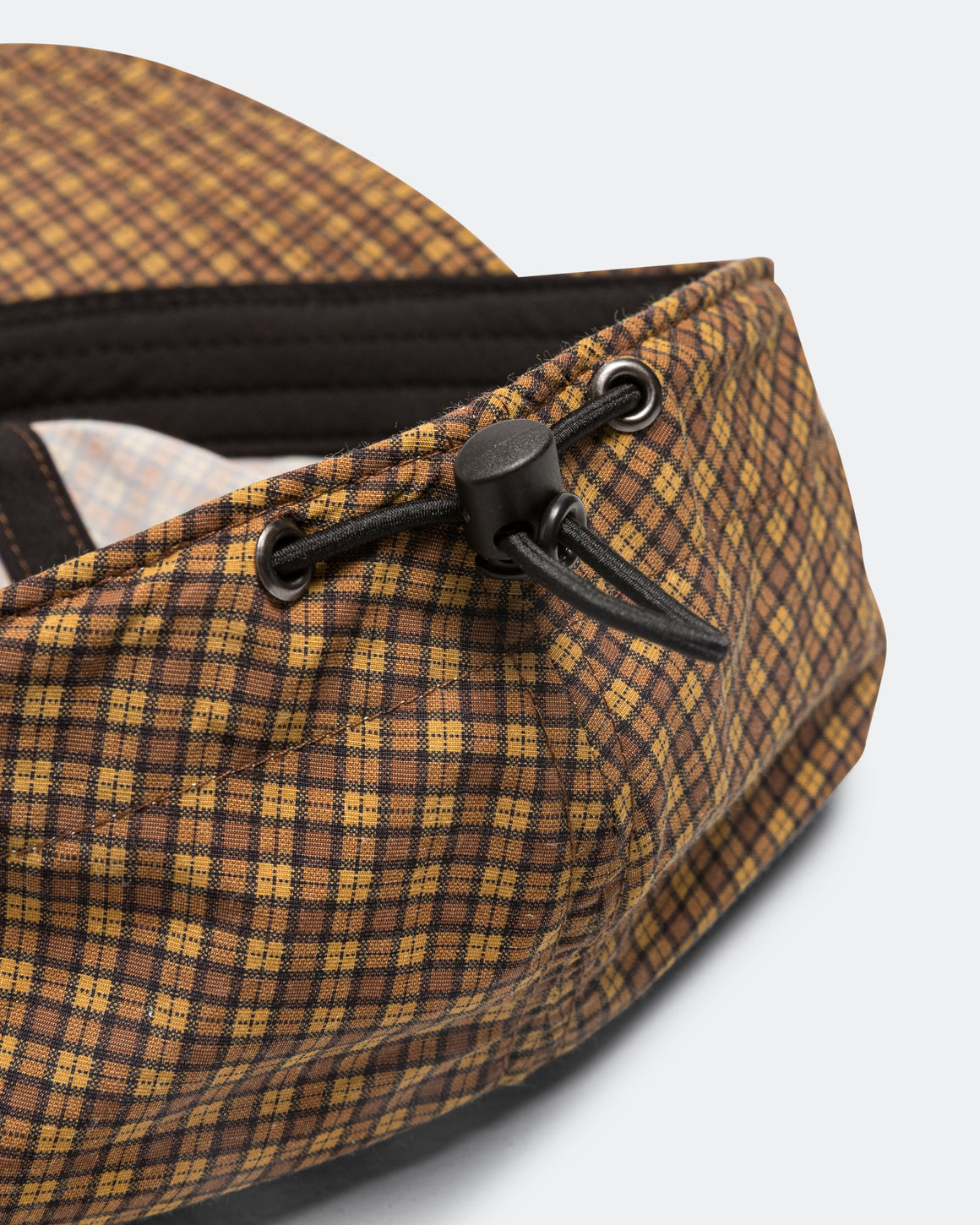 Gramicci - Mini Check Nylon Cap - Brown Check - UP THERE