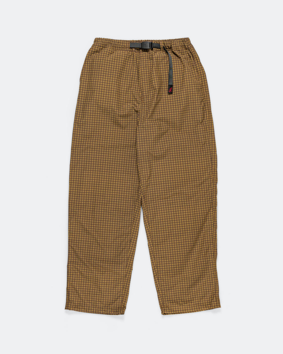 Gramicci - Mini Check Nylon Pant - Brown Check - UP THERE