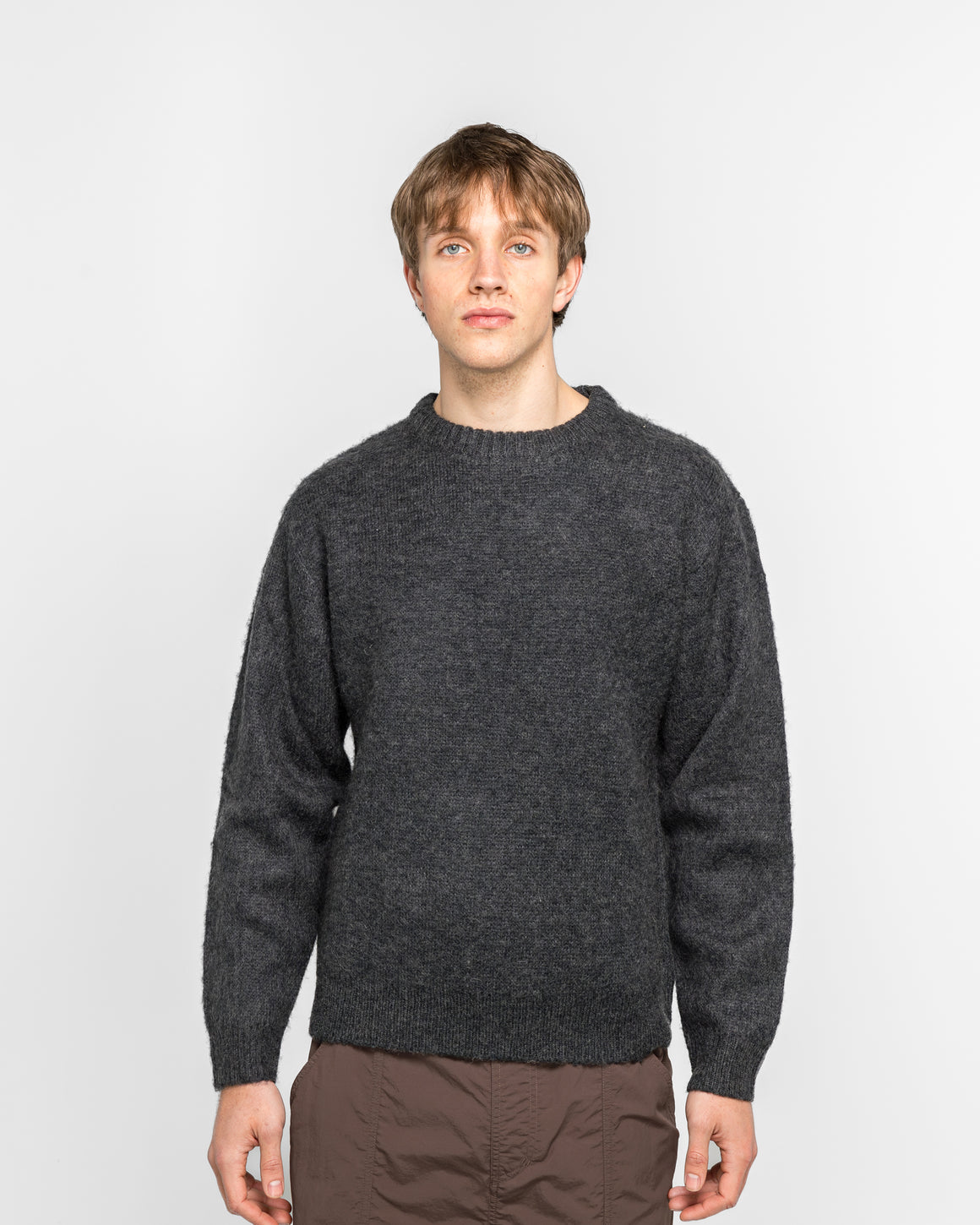 Gramicci - Mohair Sweater - Charcoal - UP THERE