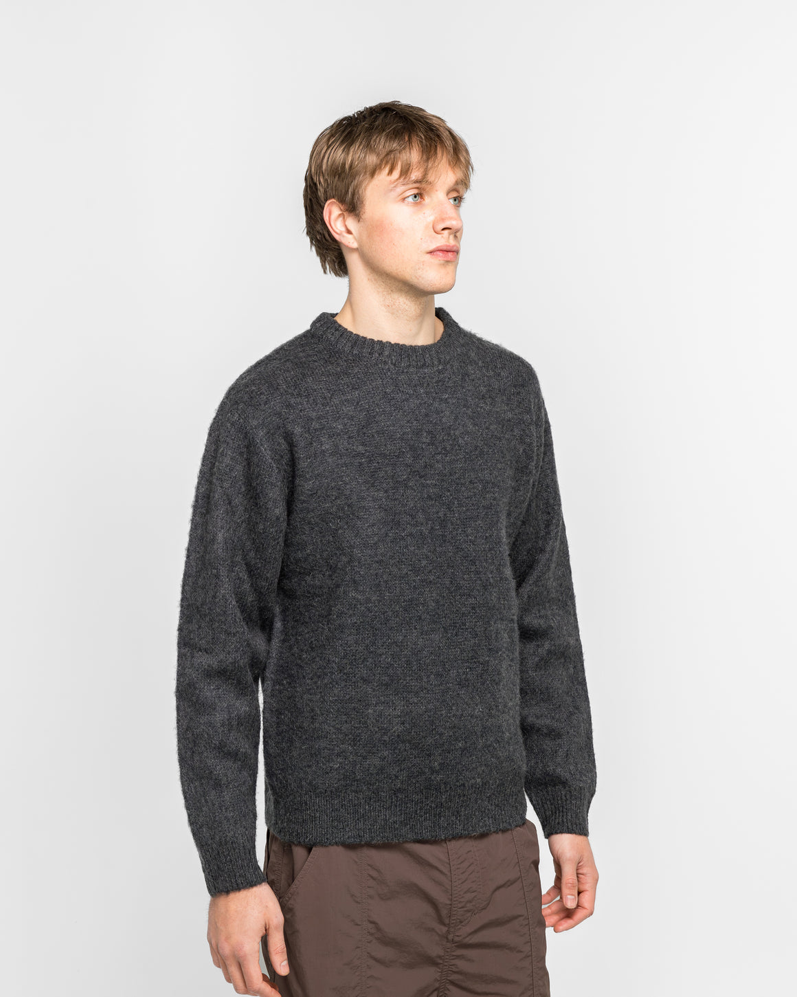 Gramicci - Mohair Sweater - Charcoal - UP THERE