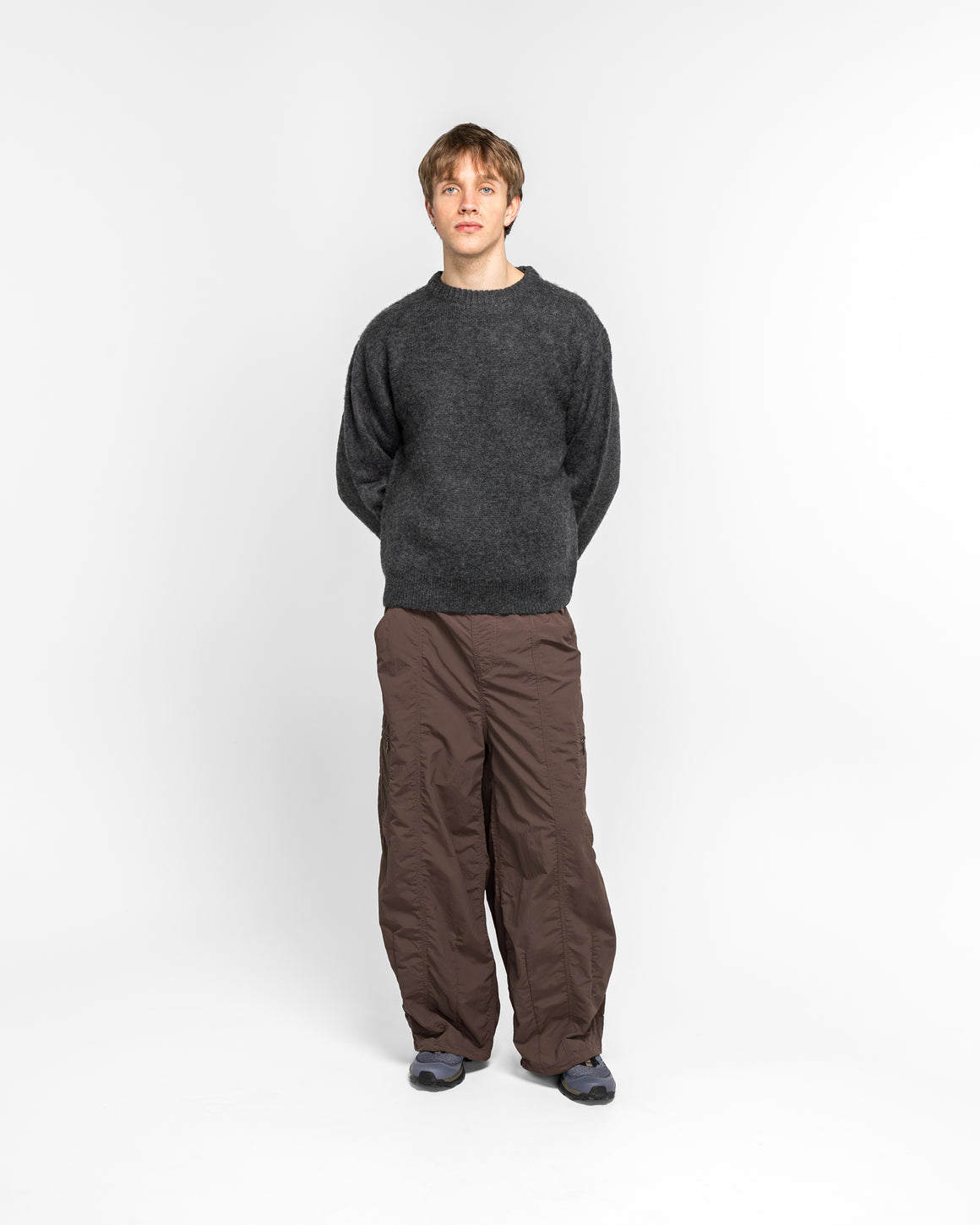 Gramicci - Mohair Sweater - Charcoal - UP THERE