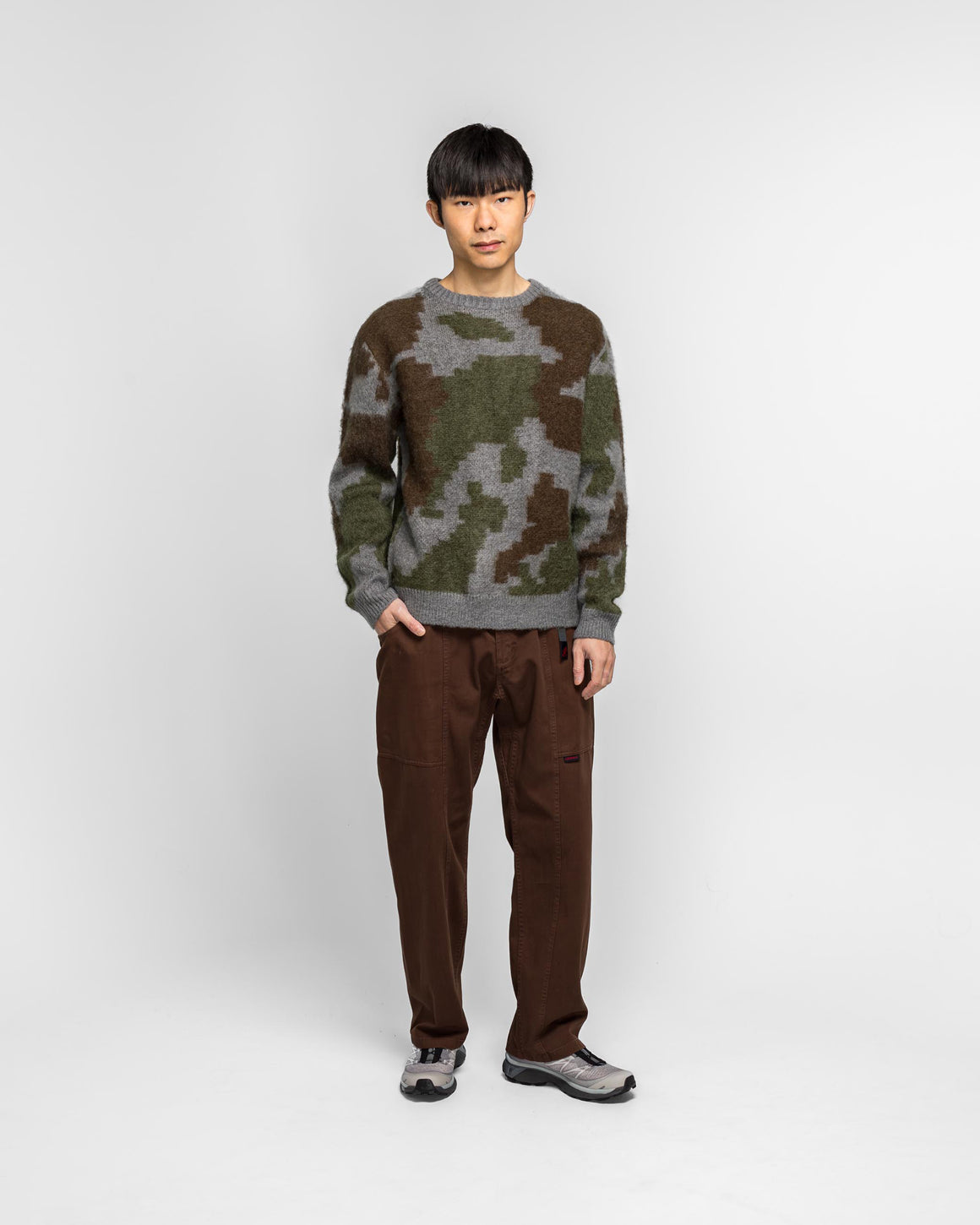 Gramicci - Mohair Sweater - Jungle Digi Camo - UP THERE