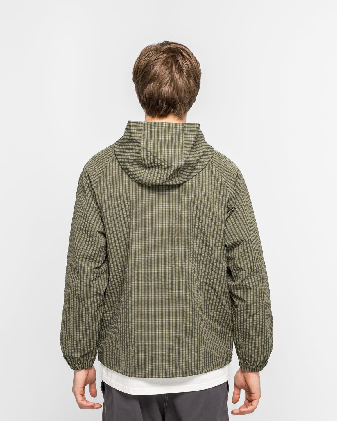 Gramicci - Northside Plaid Hooded Jacket - Olive - UP THERE