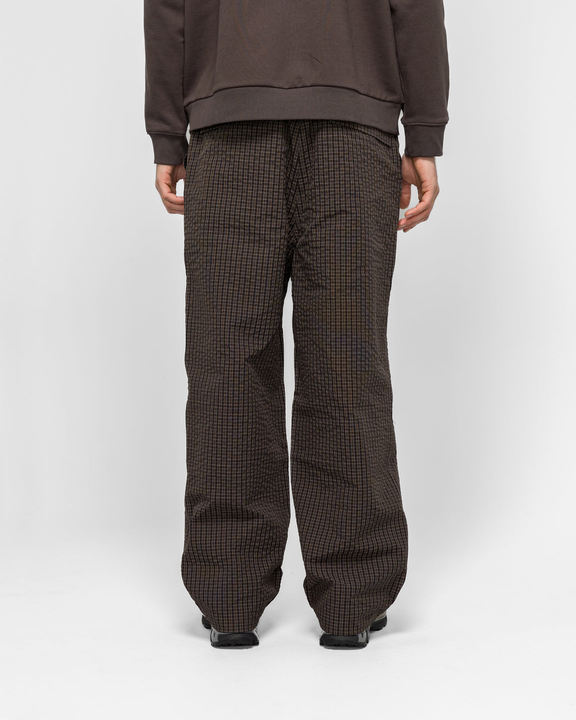 Gramicci - Northside Plaid Pant - Deep Brown - UP THERE