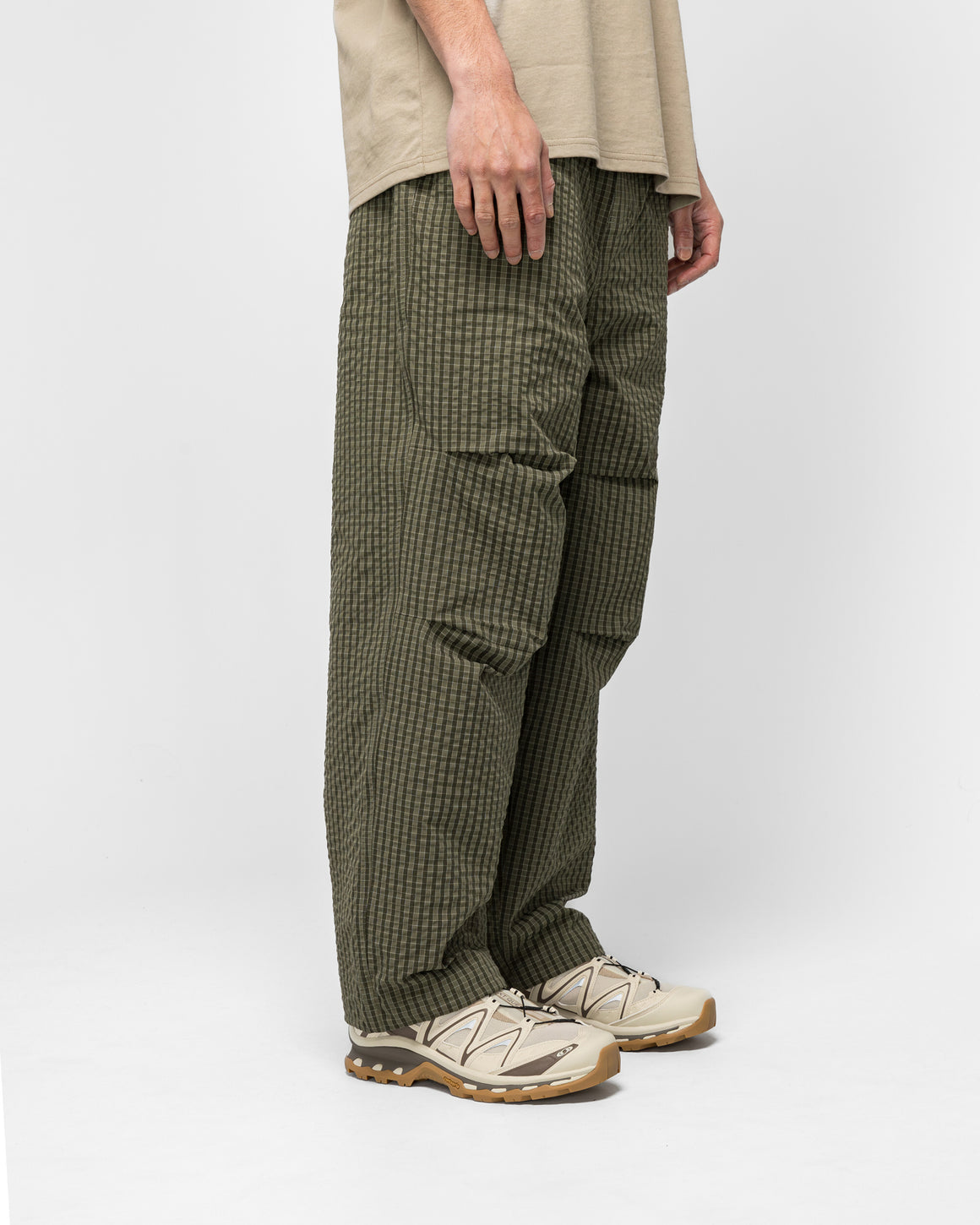 Gramicci - Northside Plaid Pant - Olive - UP THERE