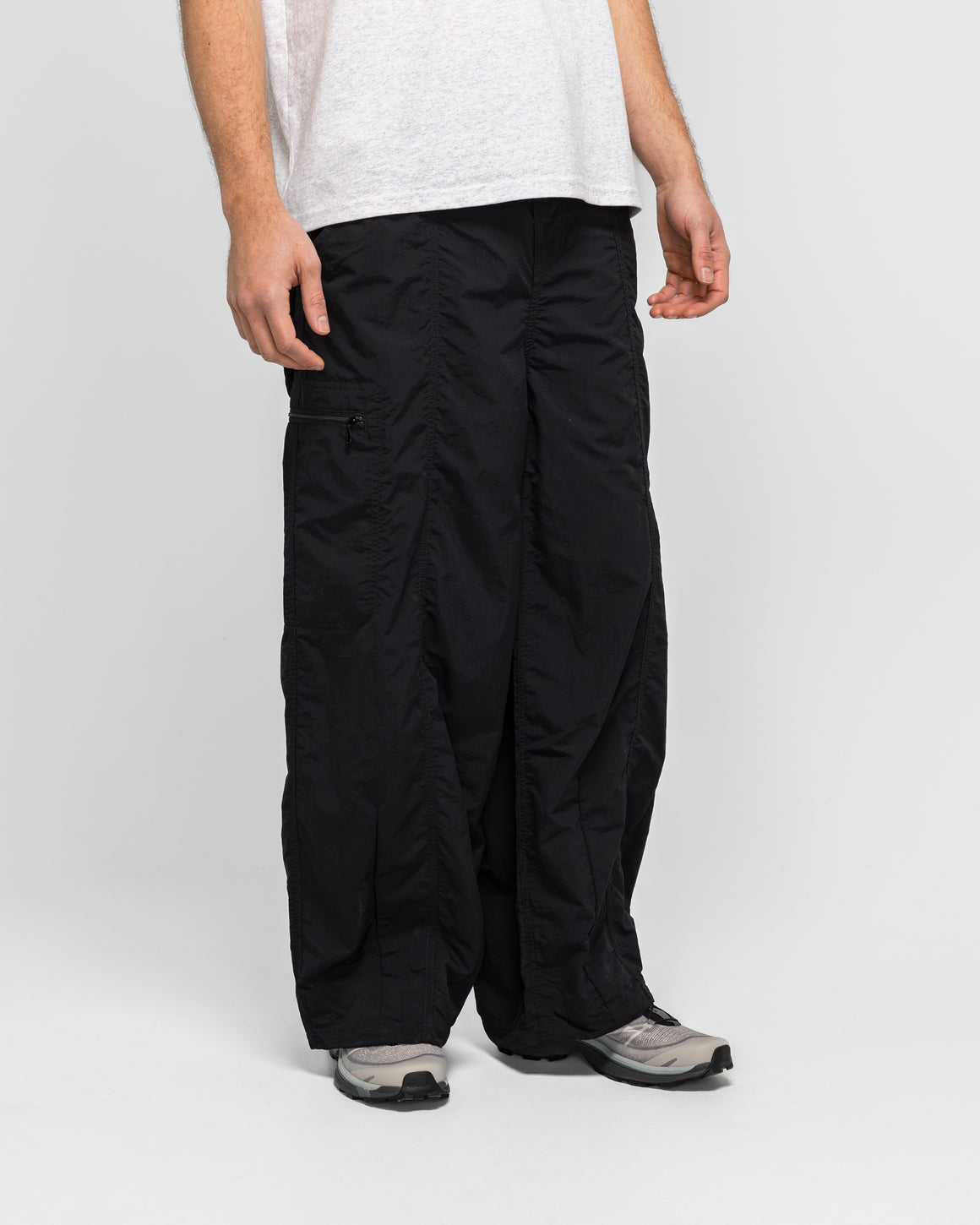 Gramicci - Nylon Balloon Pant - Black - UP THERE