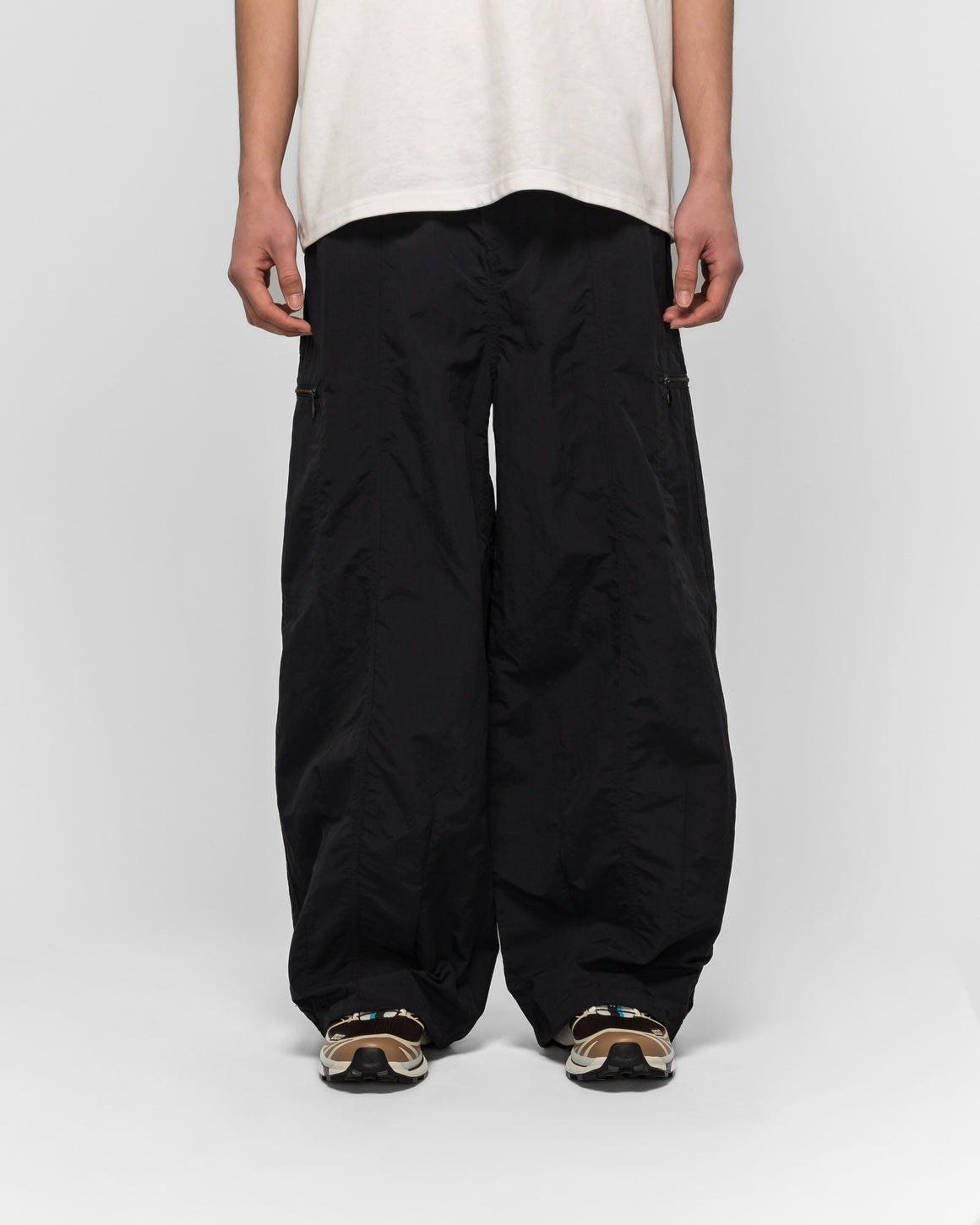 Gramicci - Nylon Loose Balloon Pant - Black - UP THERE