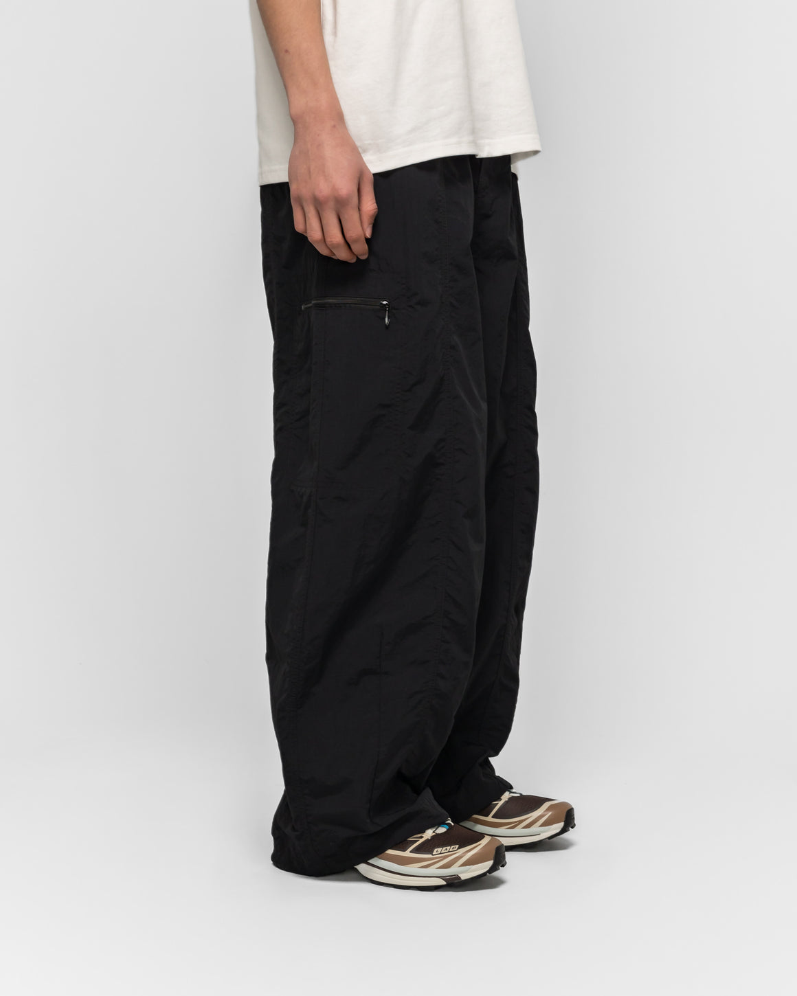 Gramicci - Nylon Loose Balloon Pant - Black - UP THERE