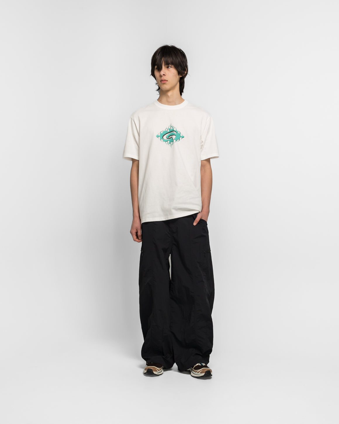 Gramicci - Nylon Loose Balloon Pant - Black - UP THERE