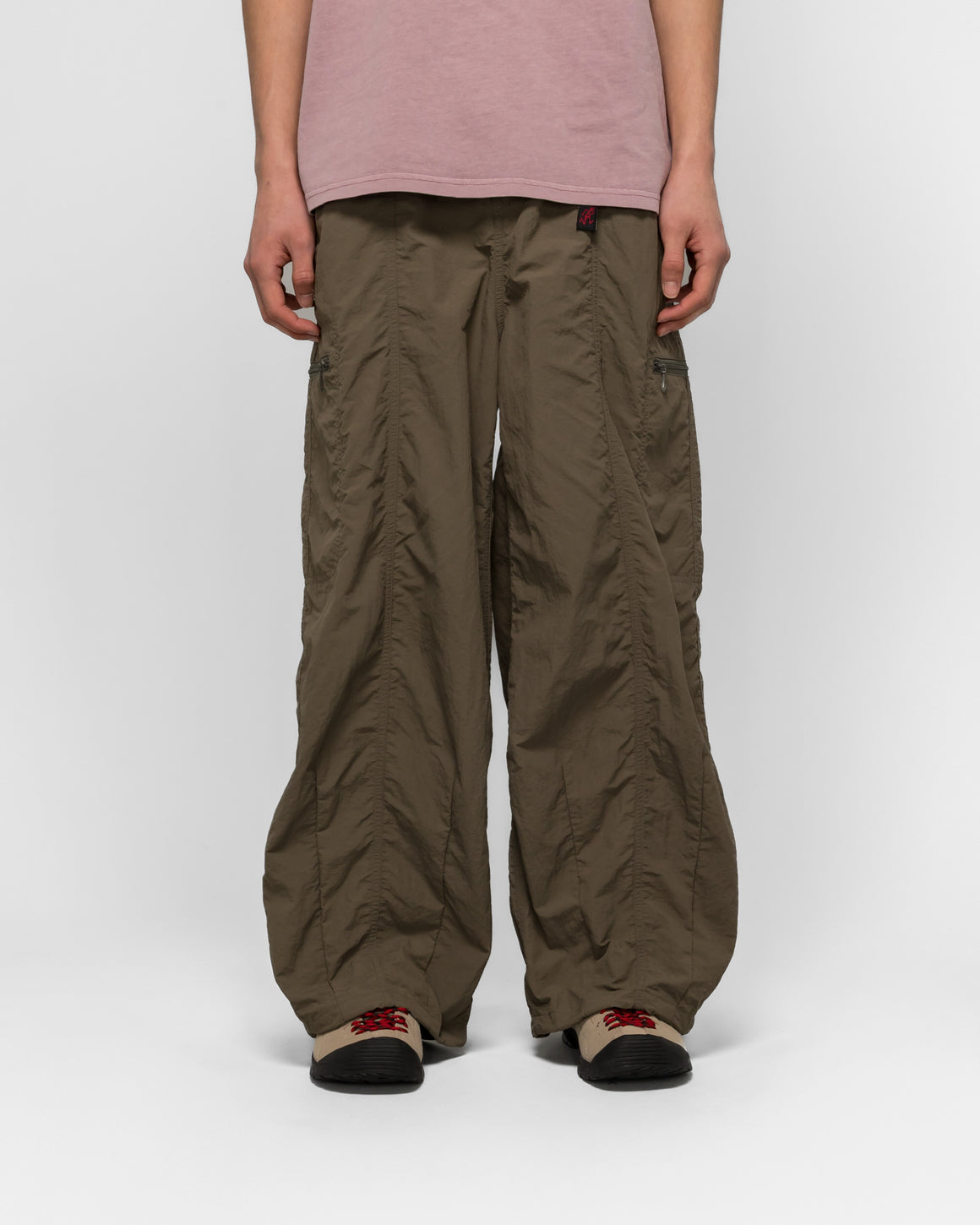 Gramicci - Nylon Loose Balloon Pant - Burnt Olive - UP THERE