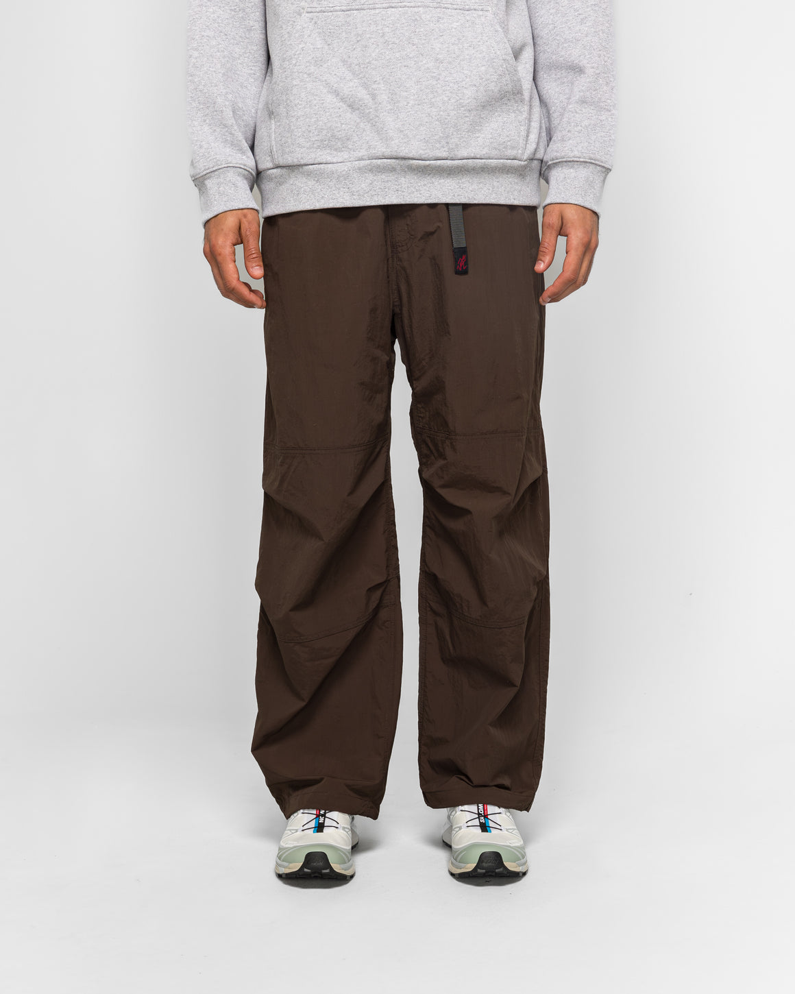 Gramicci - Nylon Paneled Trek Pant - Chocolate - UP THERE