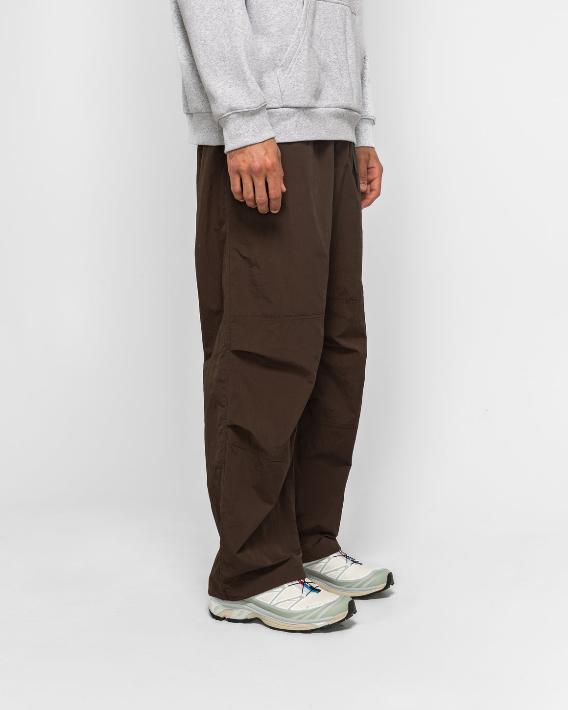 Gramicci - Nylon Paneled Trek Pant - Chocolate - UP THERE