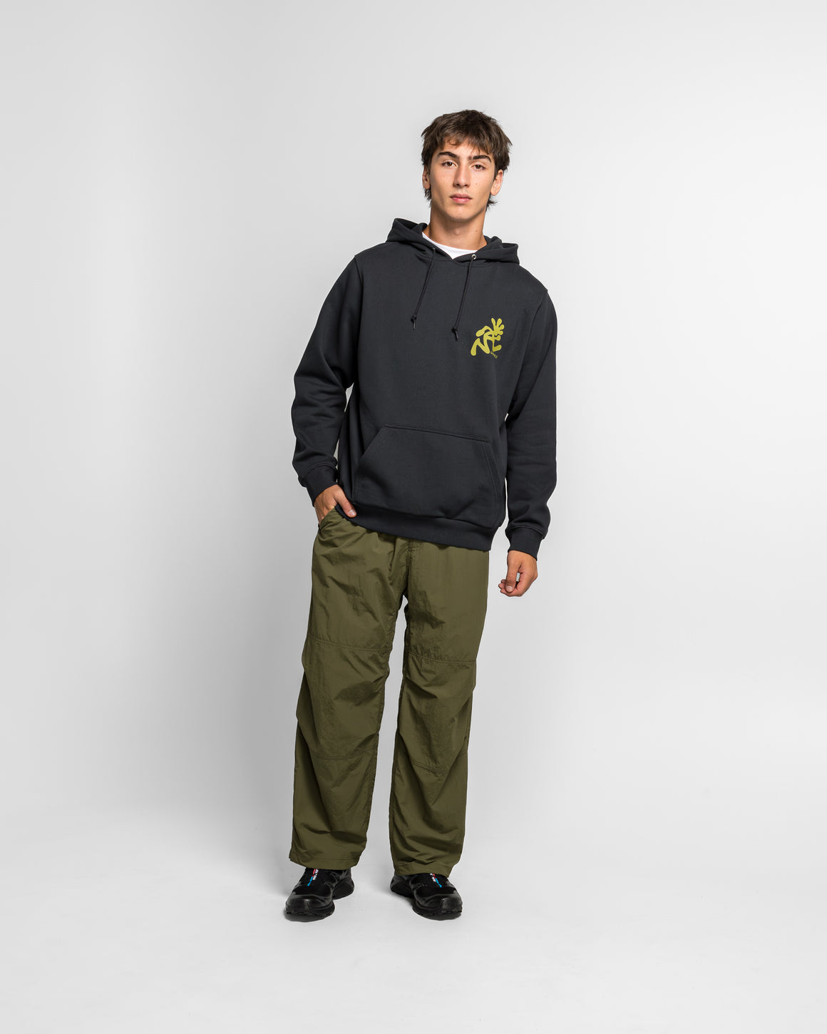 Gramicci - Nylon Paneled Trek Pant - Olive - UP THERE