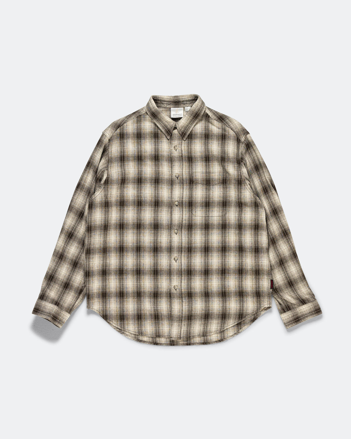 Gramicci - Piled Flannel Shirt - Slate - UP THERE