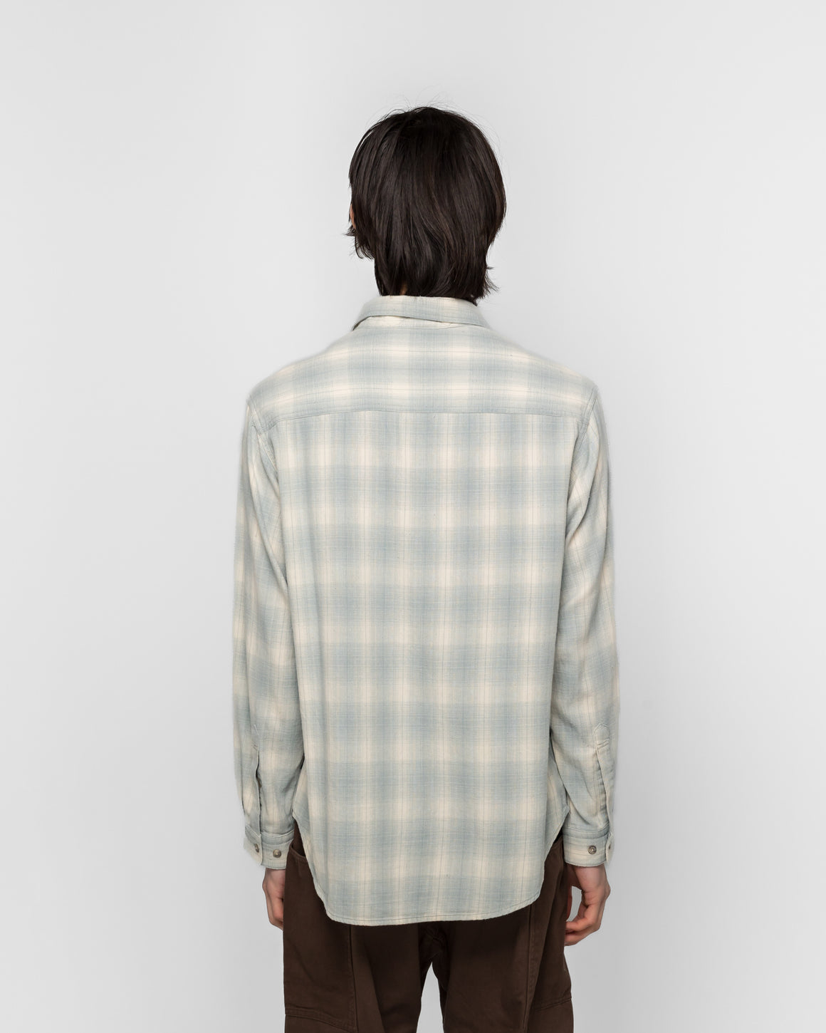 Gramicci - Piled Flannel Shirt - Storm - UP THERE