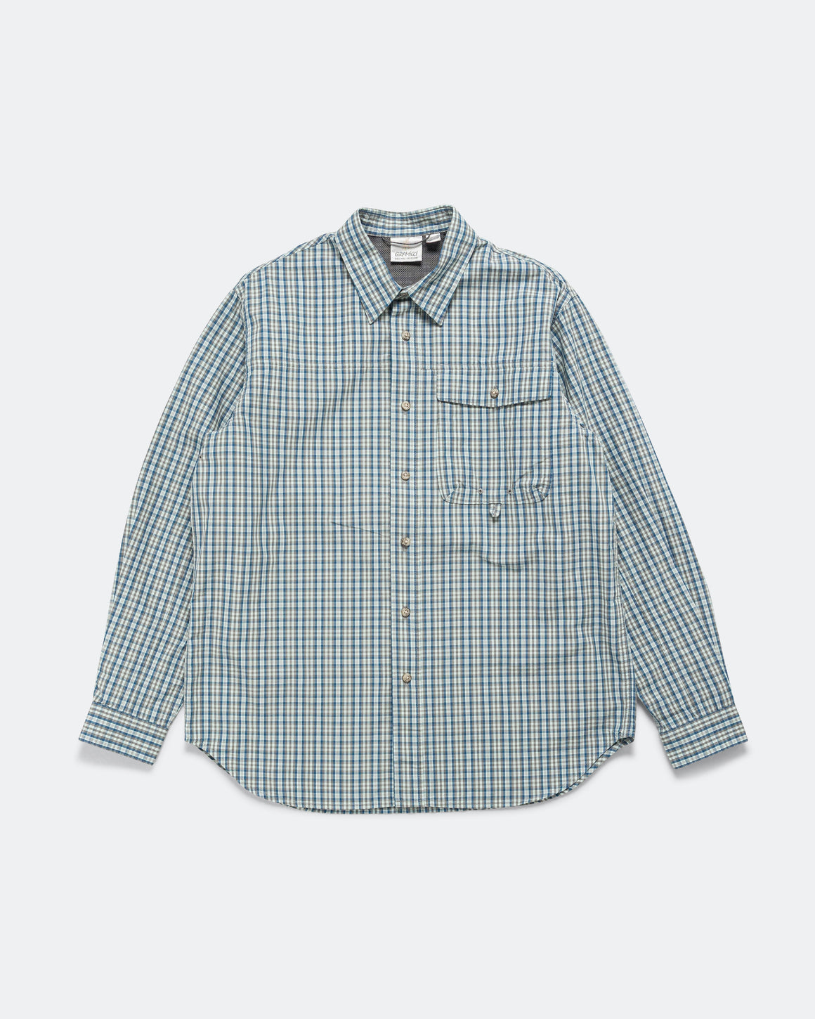 Gramicci - Poplin Millwood Shirt - Blue - UP THERE