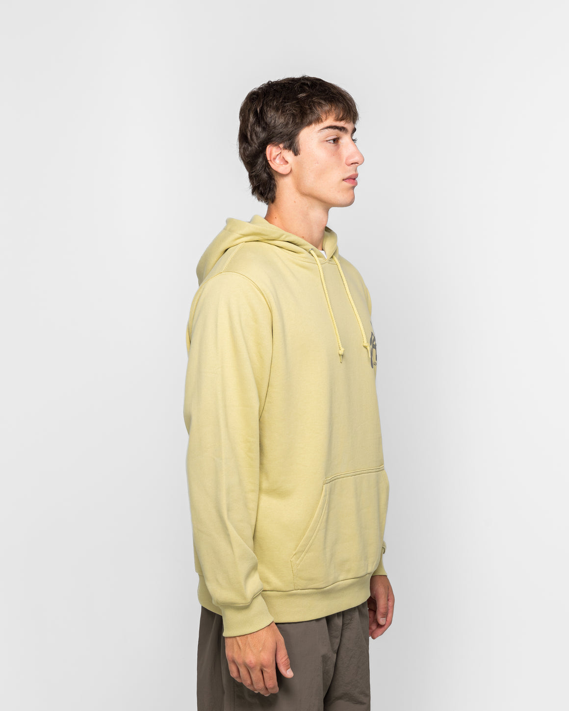 Gramicci - Running Man Hooded Sweatshirt - Lime - UP THERE