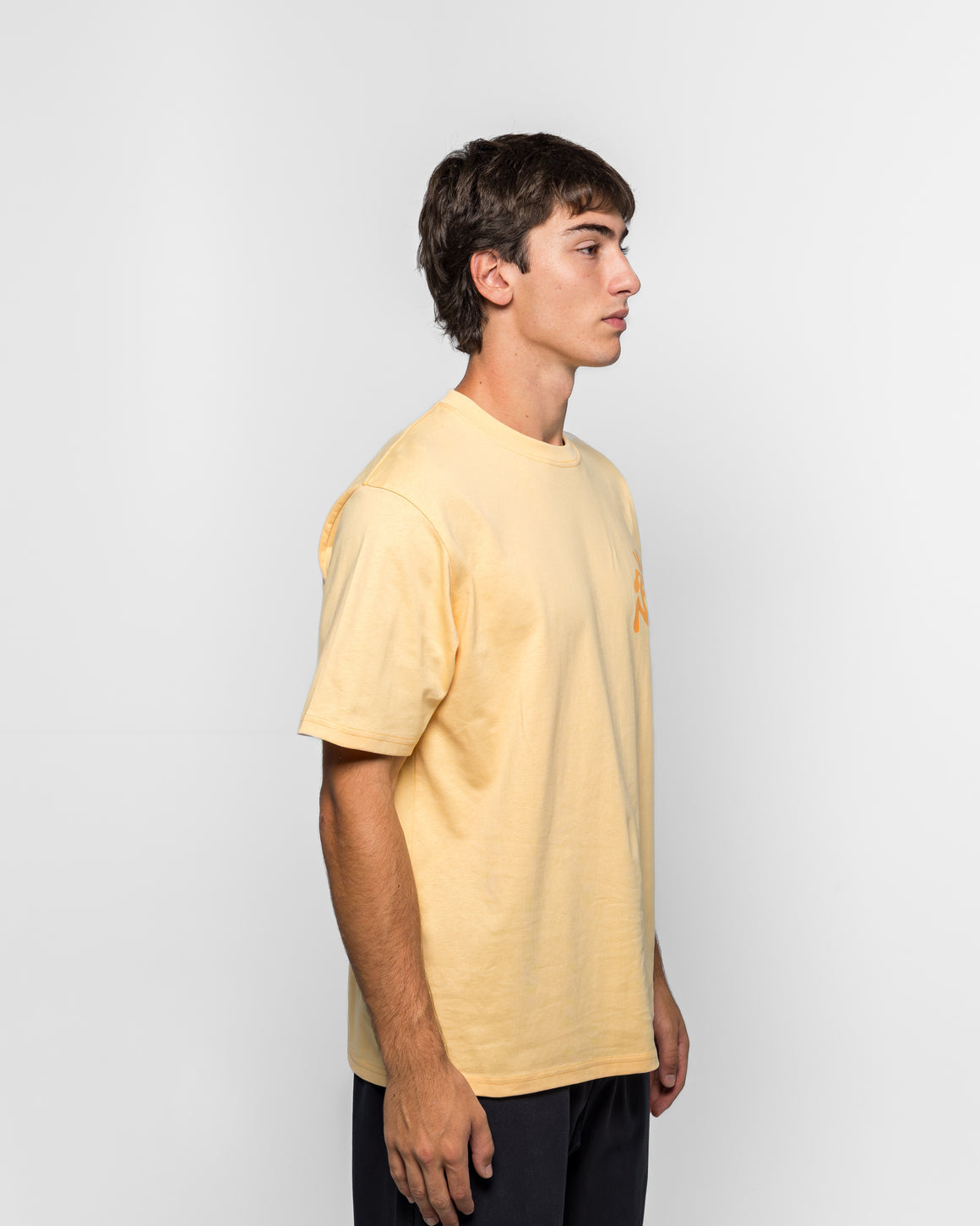 Gramicci - Running Man Tee - Mango - UP THERE