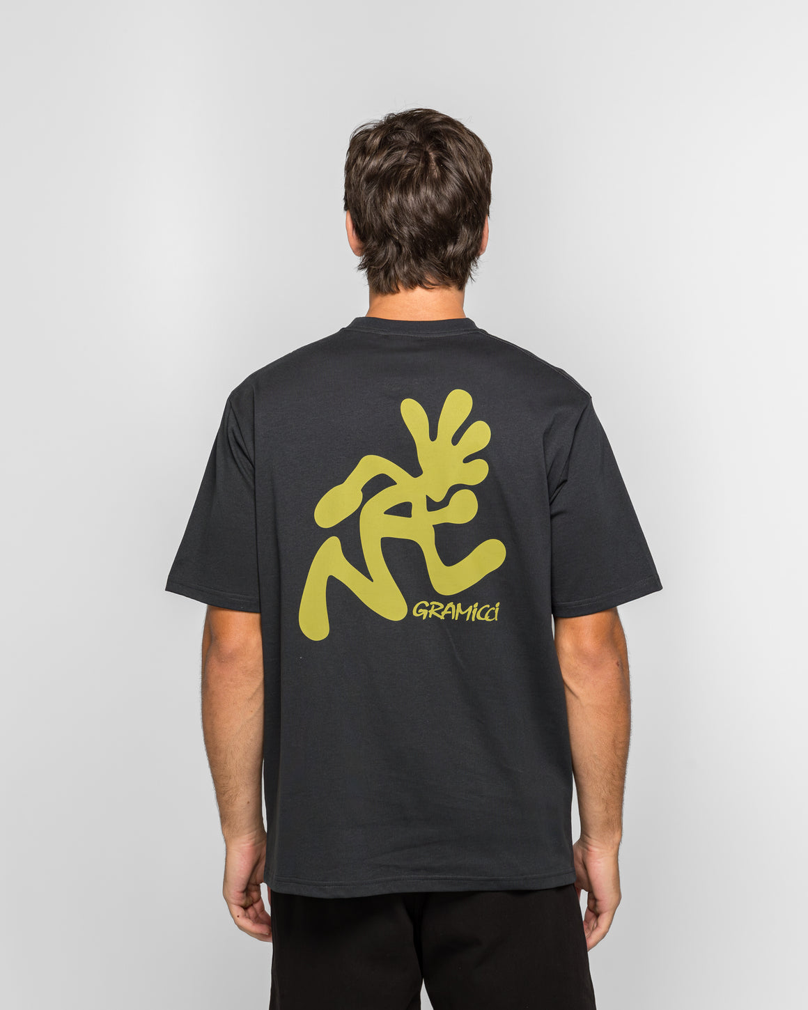 Gramicci - Running Man Tee - Vintage Black - UP THERE