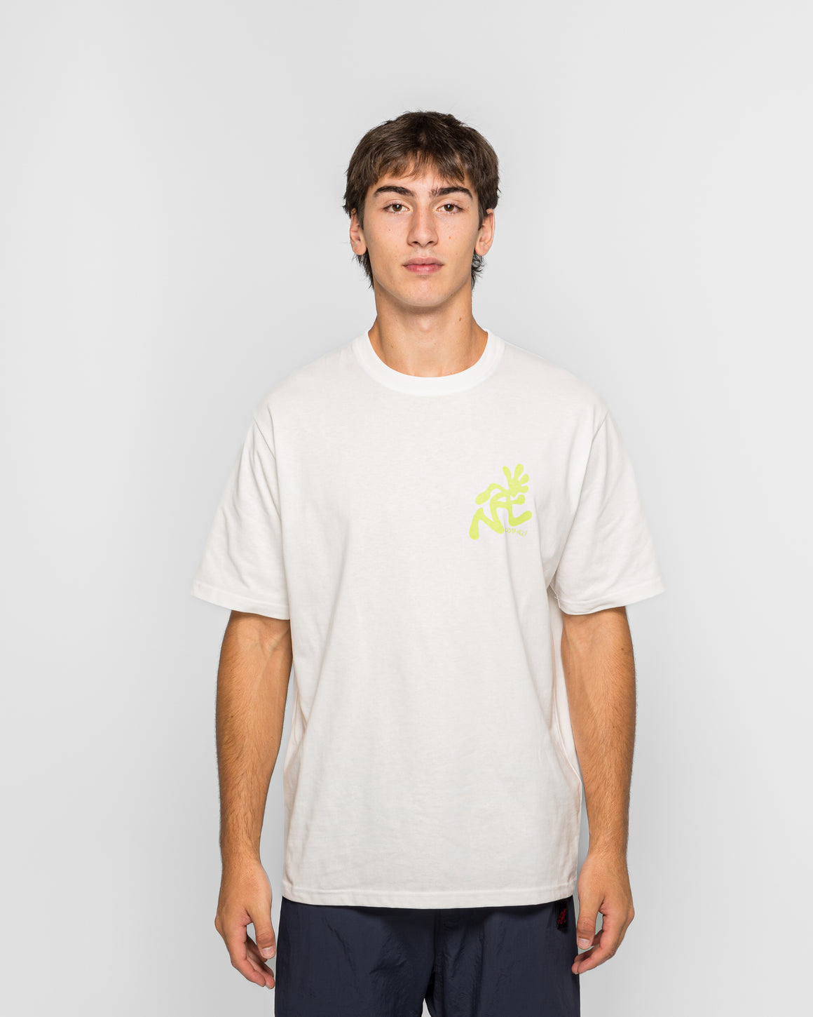 Gramicci - Running Man Tee - White - UP THERE