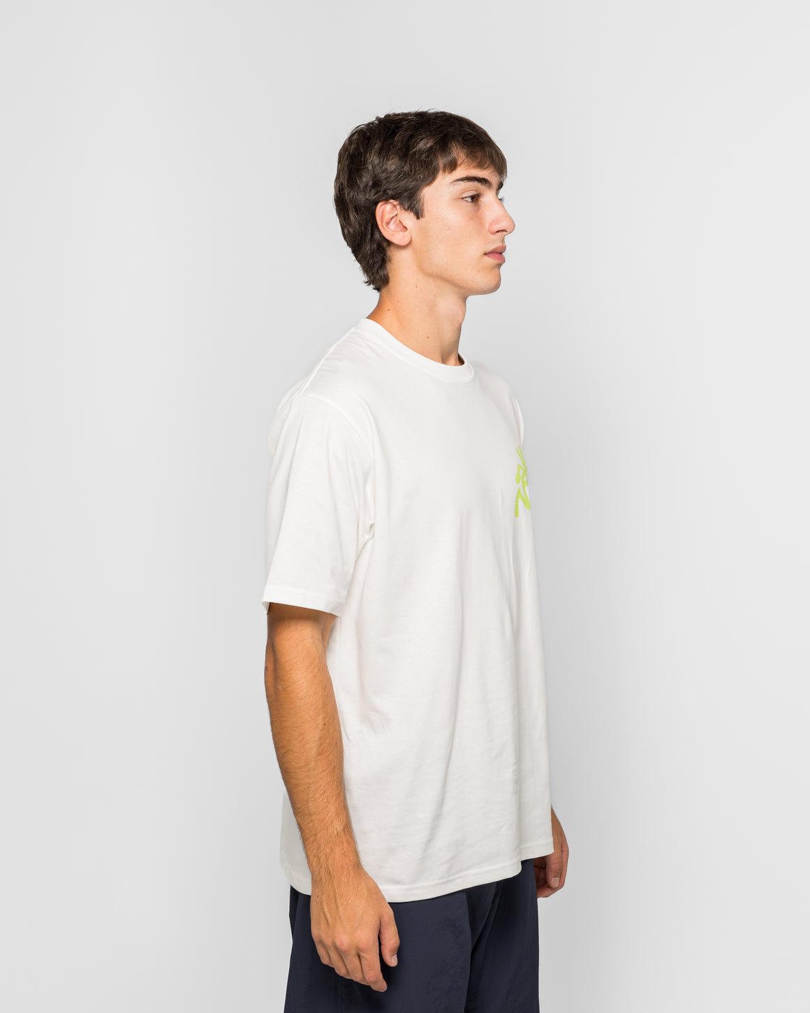 Gramicci - Running Man Tee - White - UP THERE