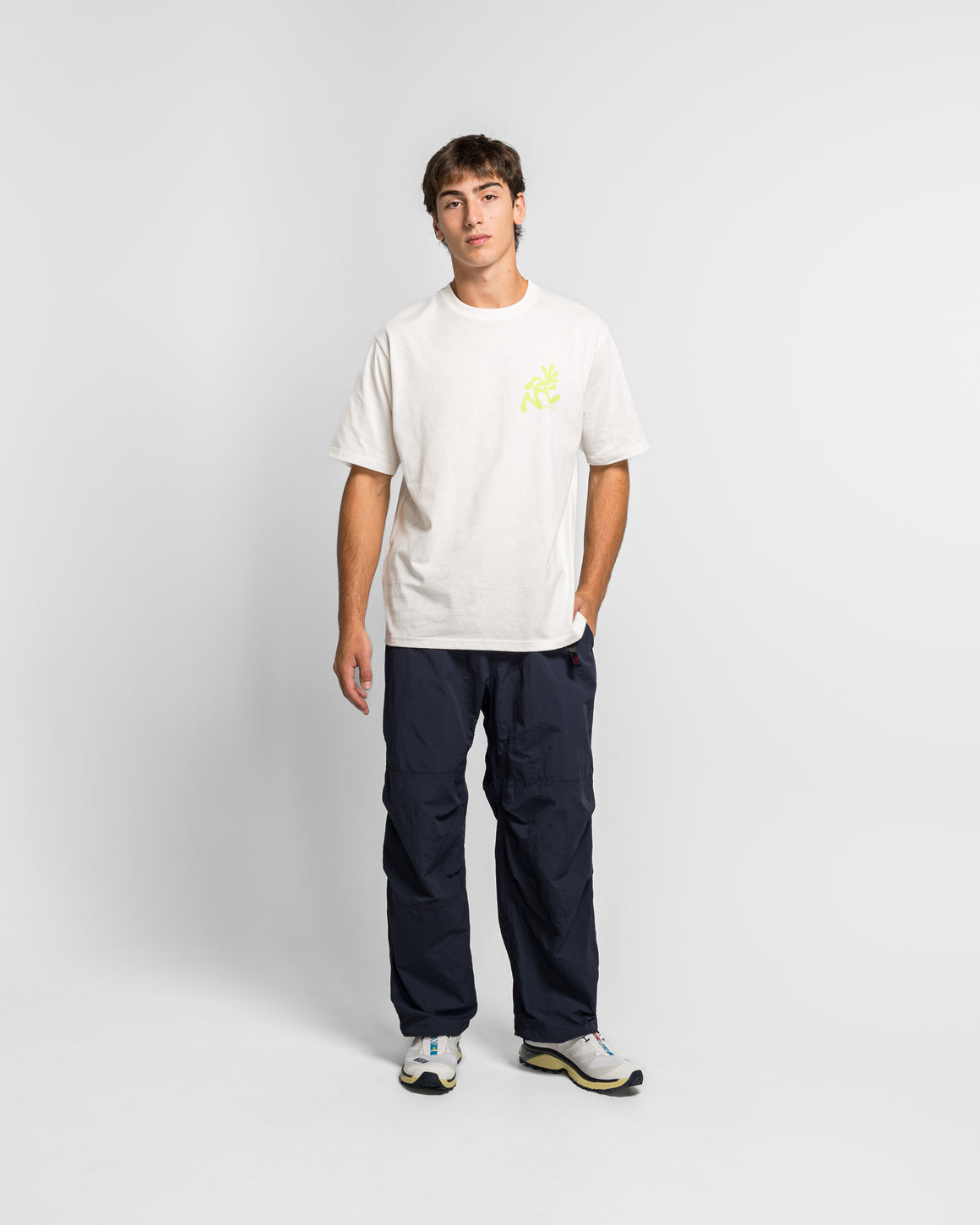 Gramicci - Running Man Tee - White - UP THERE