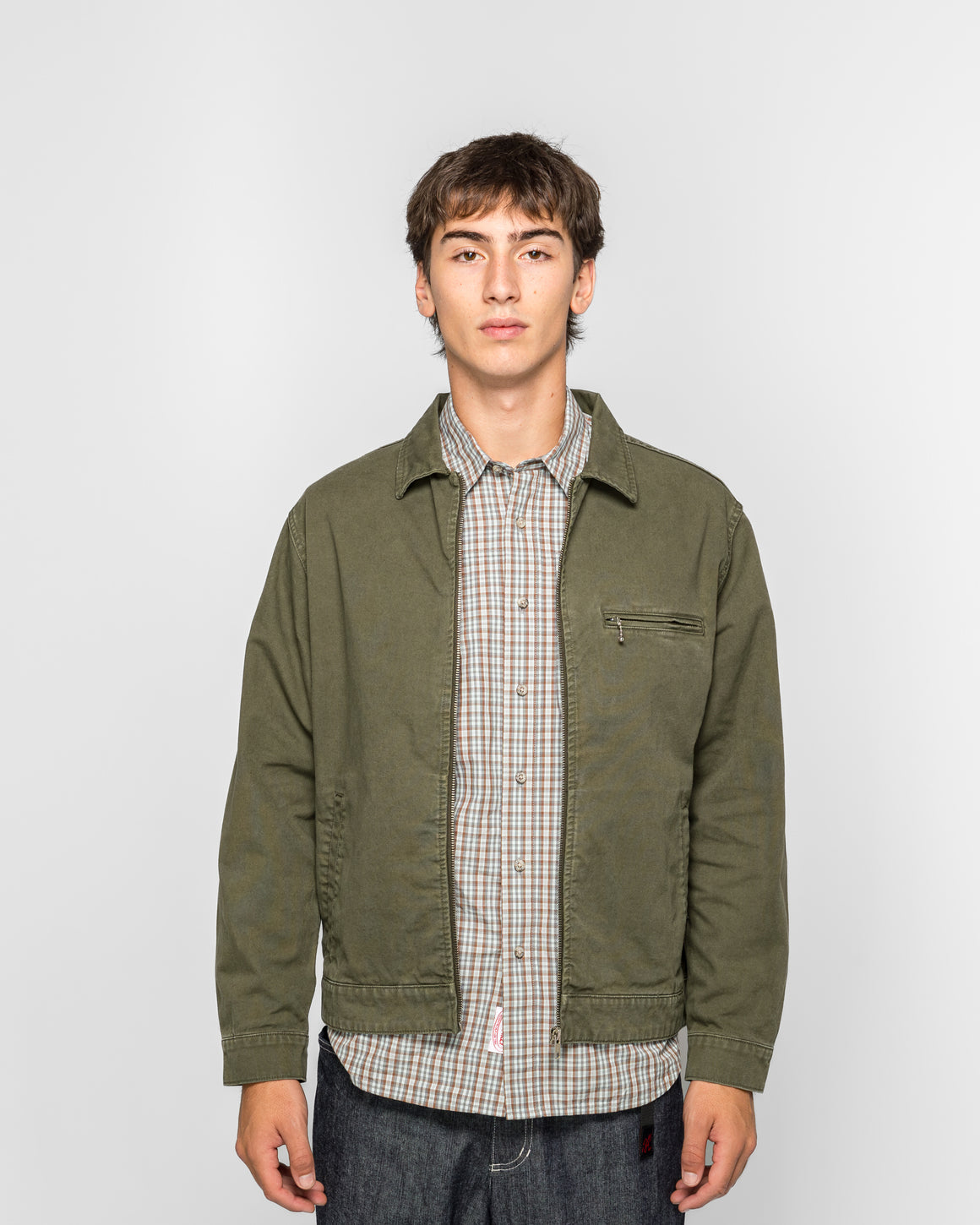 Gramicci - Taos Canvas Jacket - Moss - UP THERE