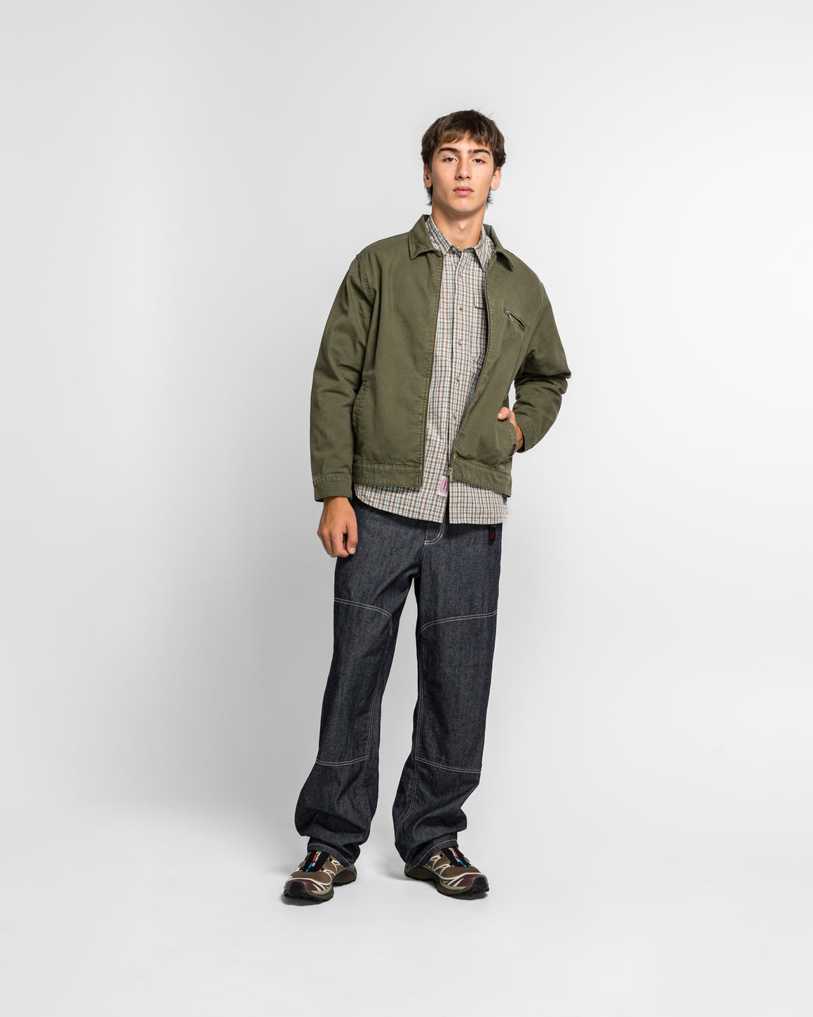 Gramicci - Taos Canvas Jacket - Moss - UP THERE