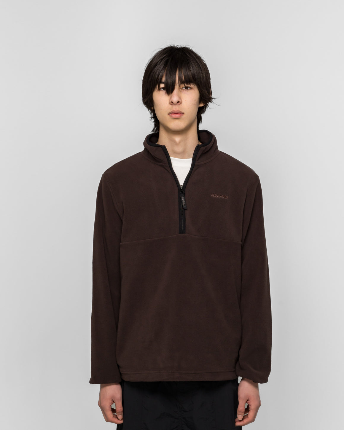 Gramicci - Thermal Fleece Pullover - Deep Brown - UP THERE