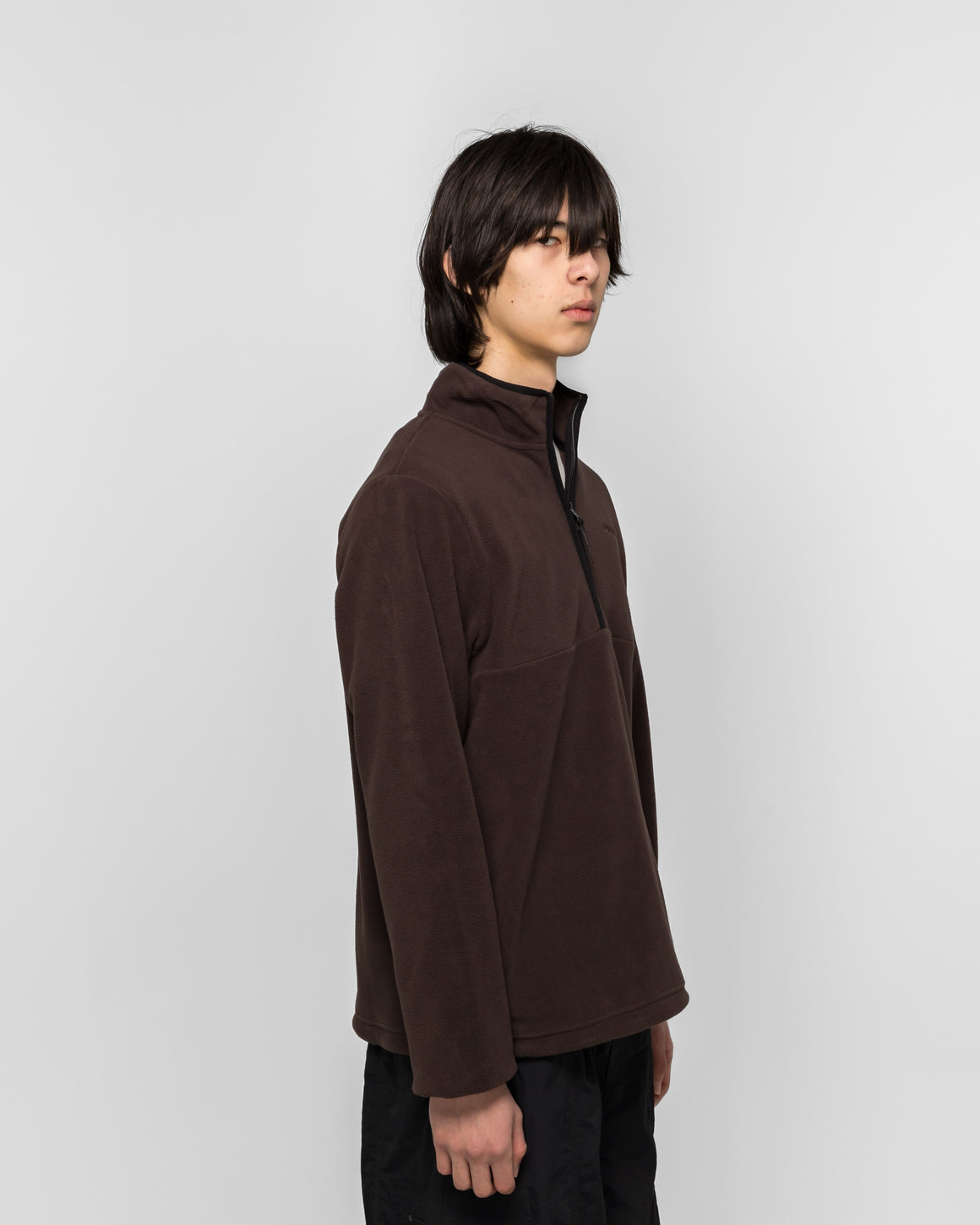Gramicci - Thermal Fleece Pullover - Deep Brown - UP THERE