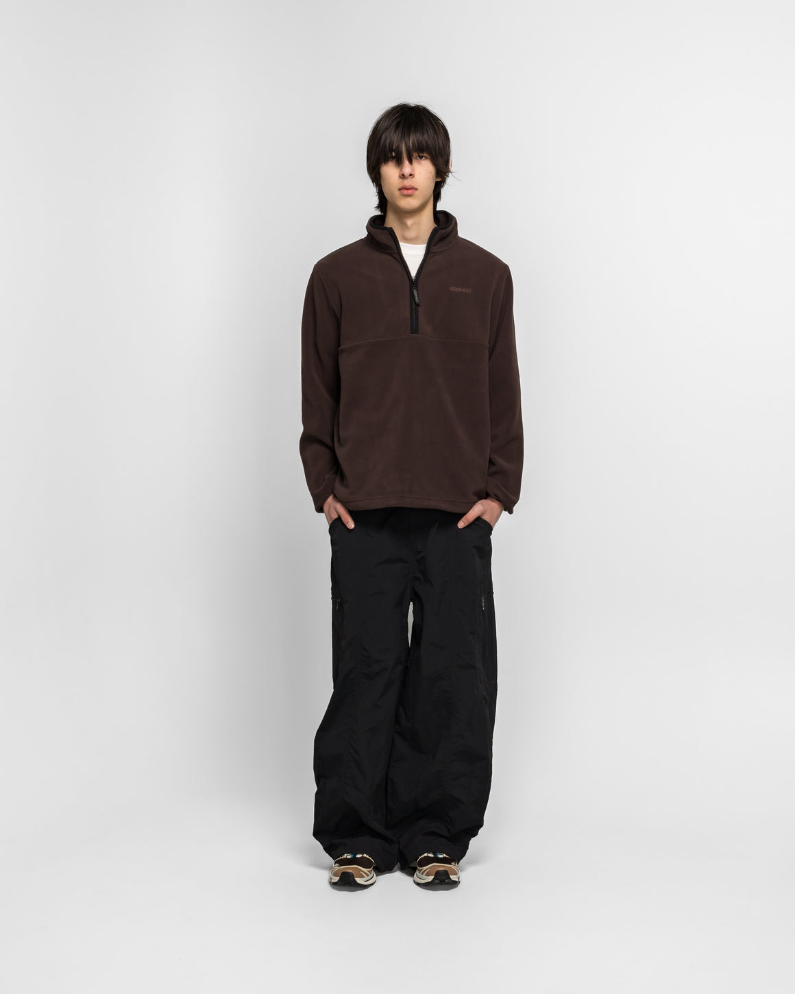 Gramicci - Thermal Fleece Pullover - Deep Brown - UP THERE