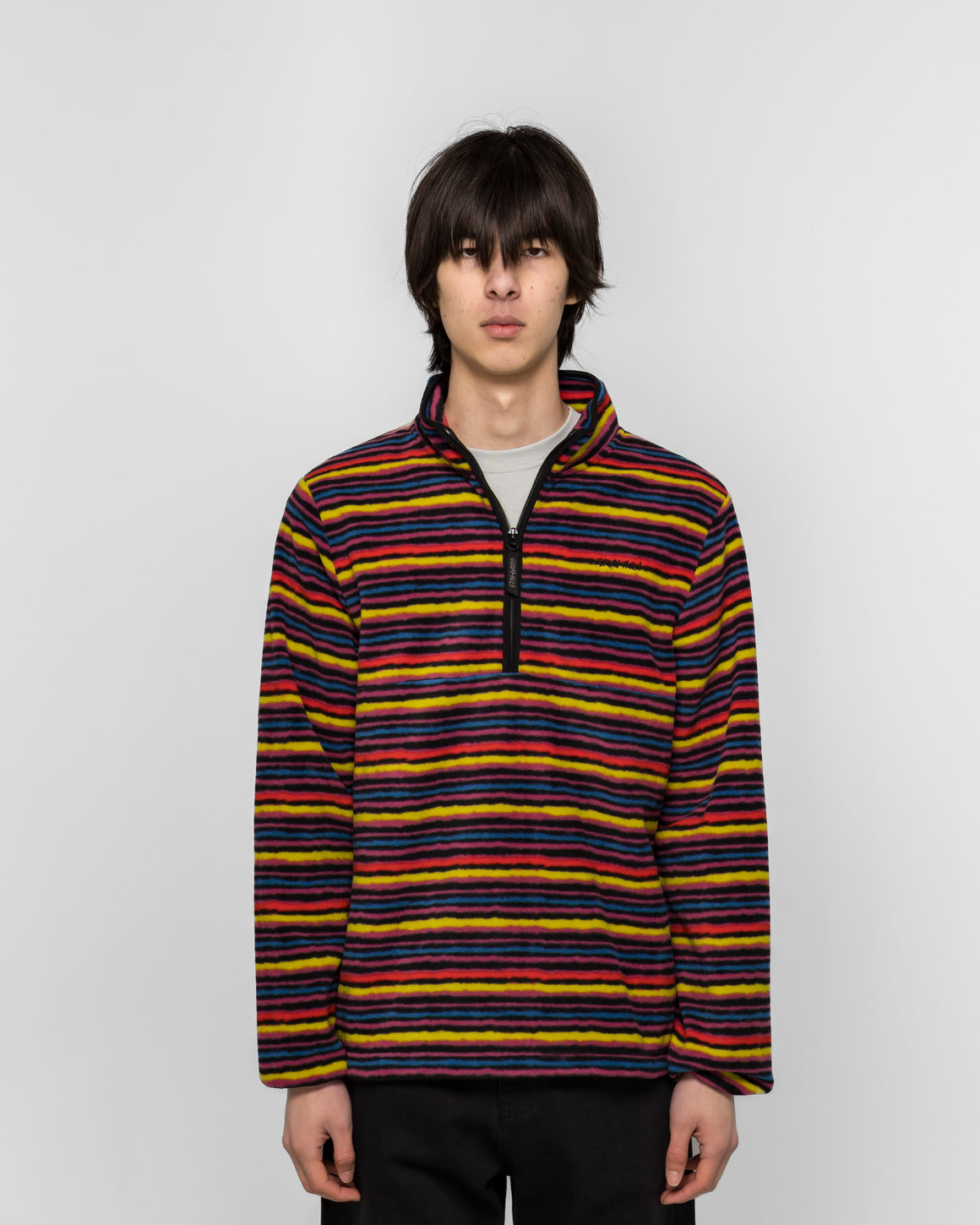 Gramicci - Thermal Fleece Pullover - Multi-Stripe - UP THERE