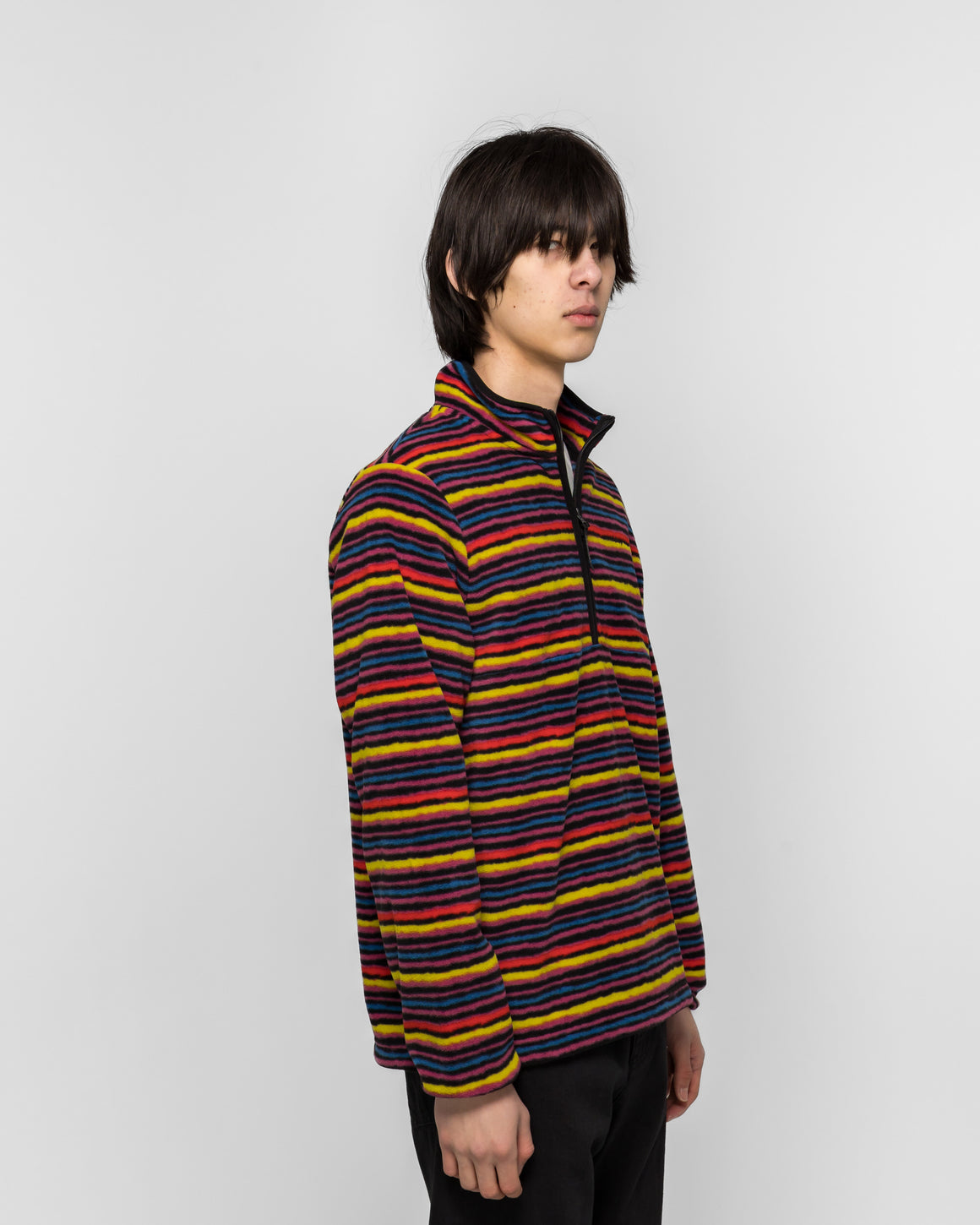 Gramicci - Thermal Fleece Pullover - Multi-Stripe - UP THERE