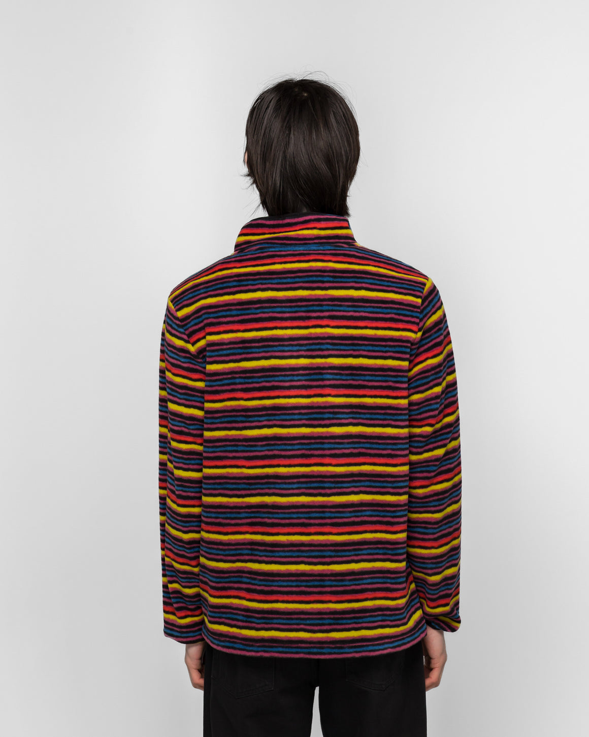 Gramicci - Thermal Fleece Pullover - Multi-Stripe - UP THERE