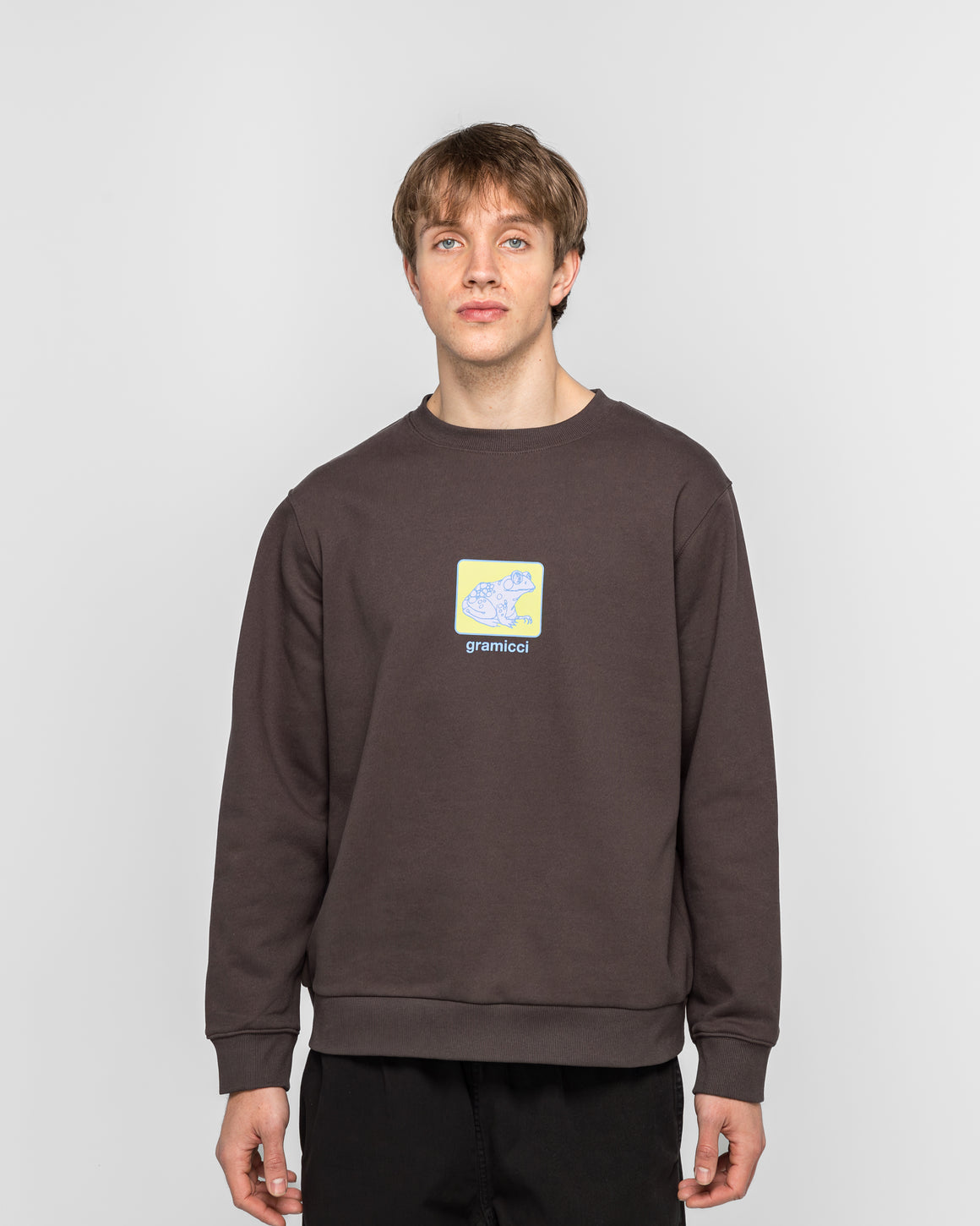 Gramicci - Toad Sweatshirt - Deep Brown - UP THERE