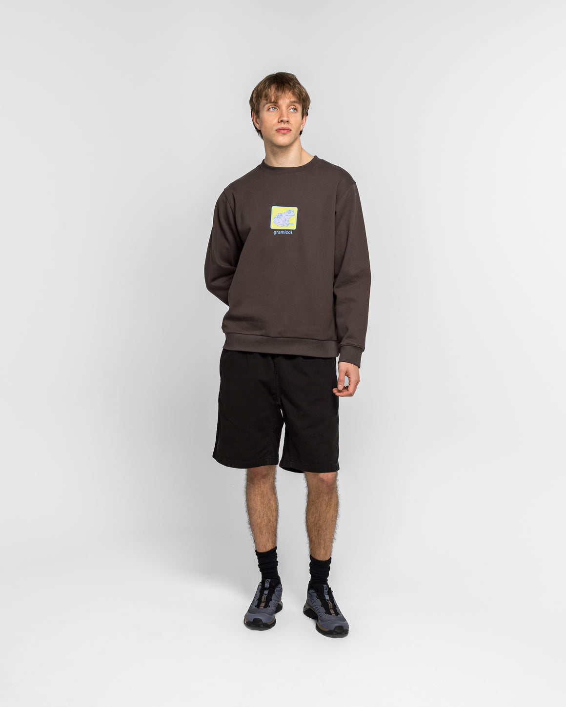 Gramicci - Toad Sweatshirt - Deep Brown - UP THERE