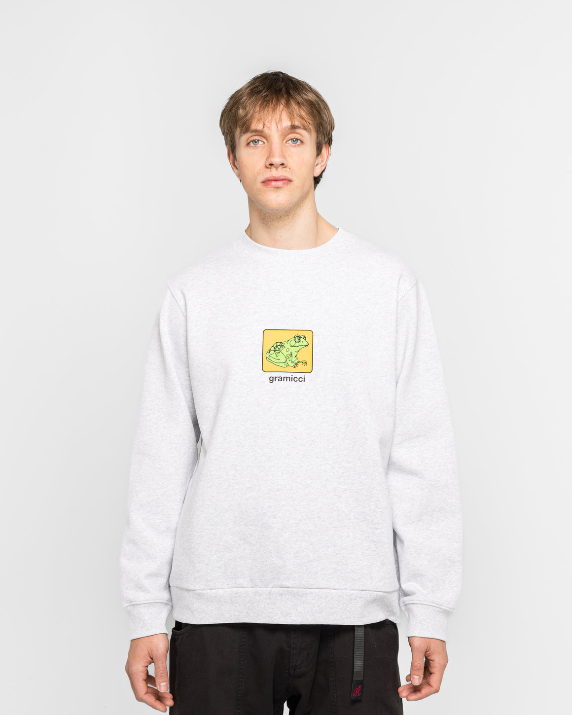 Gramicci - Toad Sweatshirt - Heather Ash - UP THERE