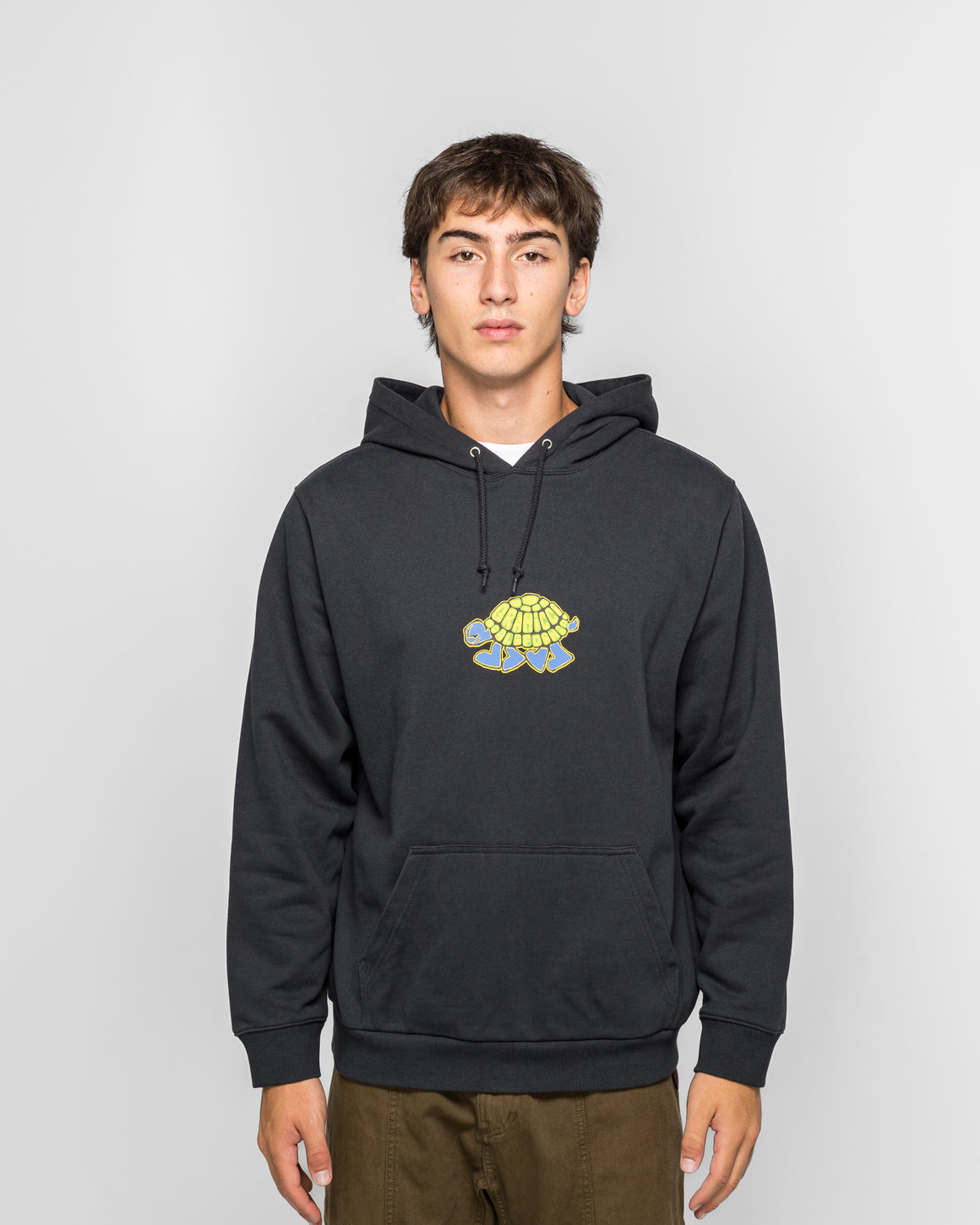 Gramicci - Turtle Hooded Sweatshirt - Vintage Black - UP THERE