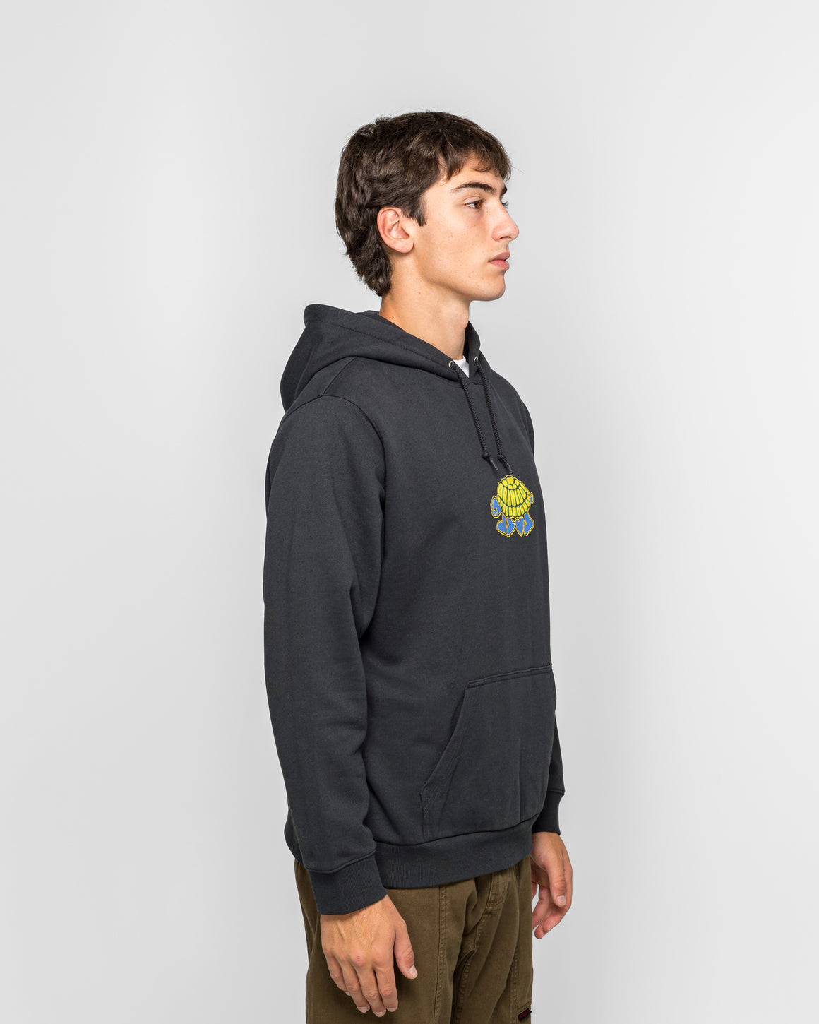 Gramicci - Turtle Hooded Sweatshirt - Vintage Black - UP THERE