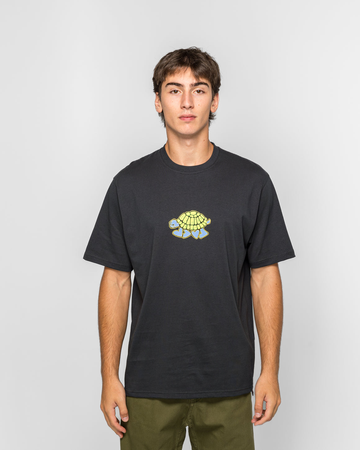 Gramicci - Turtle Tee - Vintage Black - UP THERE