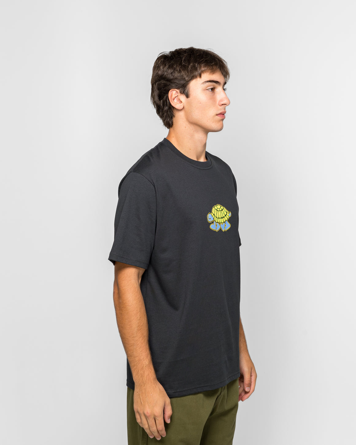 Gramicci - Turtle Tee - Vintage Black - UP THERE