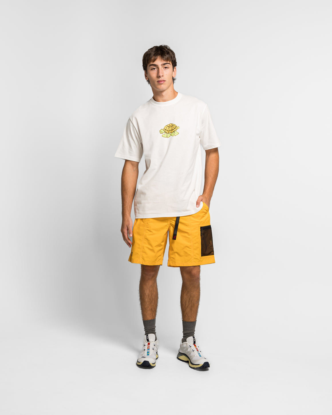 Gramicci - Turtle Tee - White - UP THERE