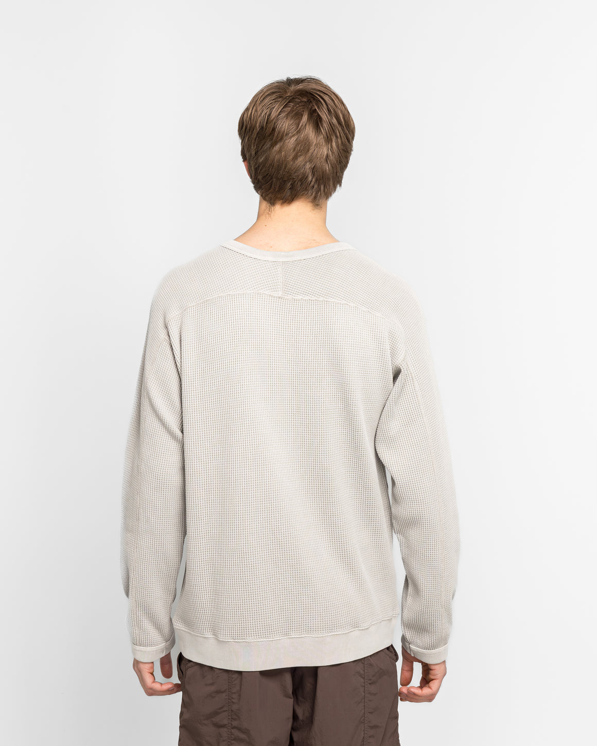 Gramicci - Waffle Crew - Pewter - UP THERE