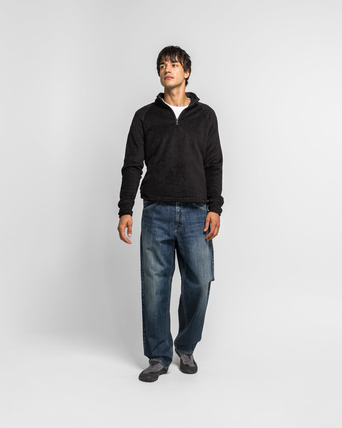 HAVEN - Ascent Zip Neck Polartec Alpha - Black - UP THERE