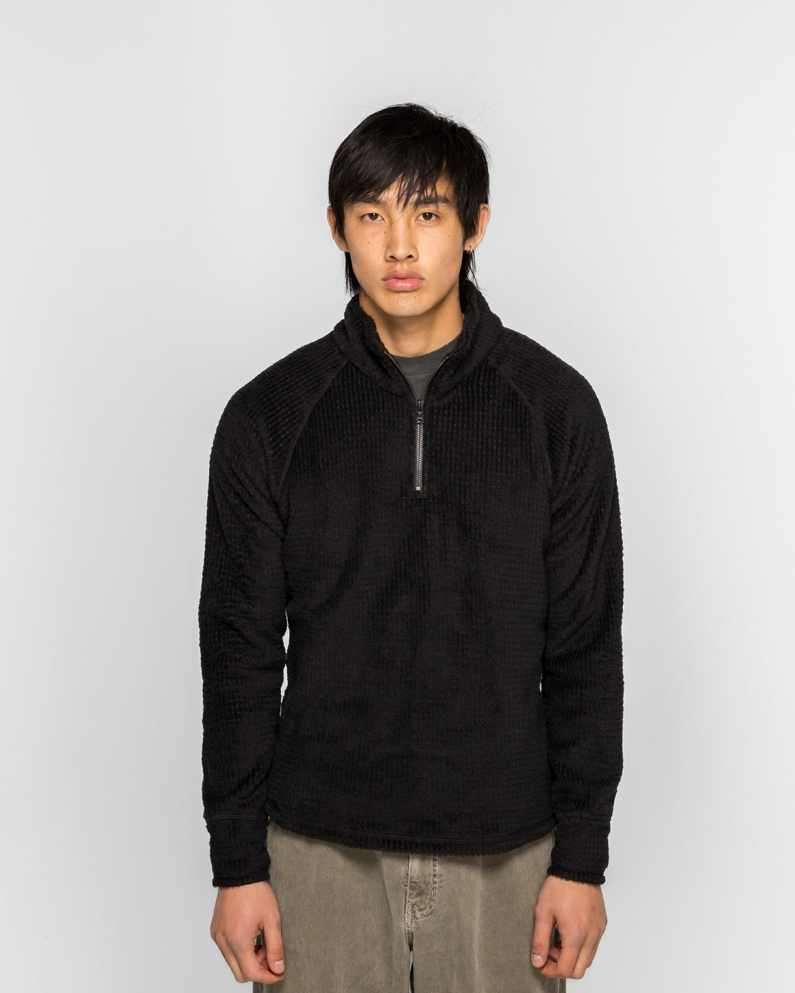 HAVEN - Ascent Zip Neck Polartec Alpha Fleece - Black - UP THERE
