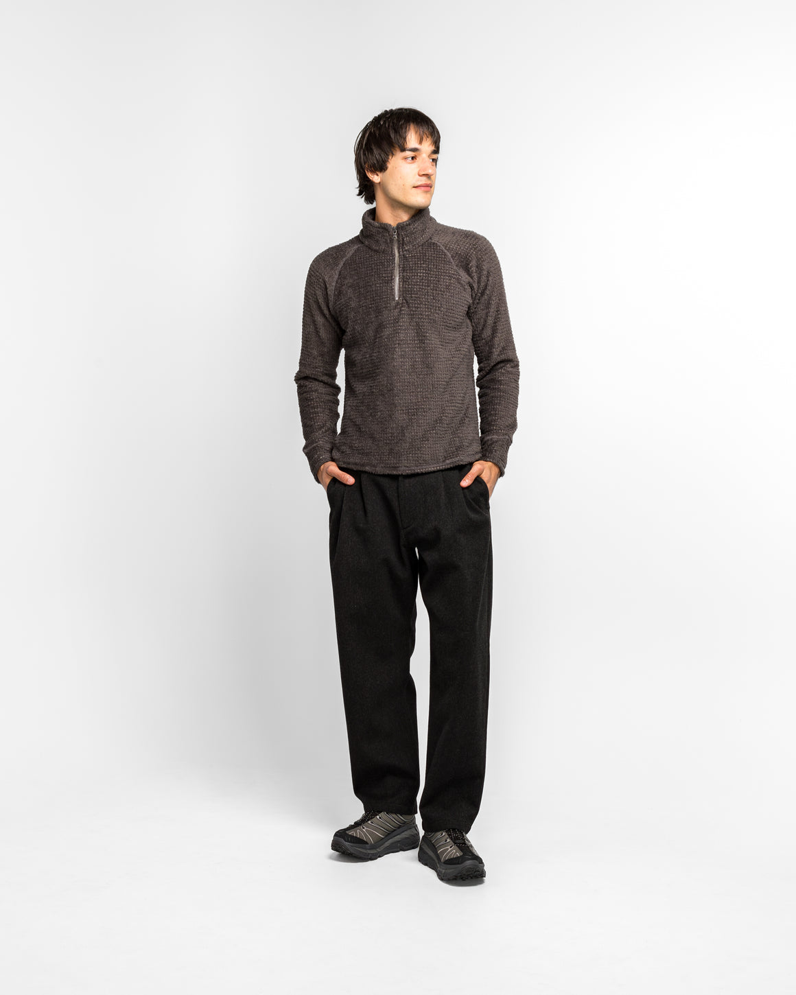 HAVEN - Ascent Zip Neck - Polartec Alpha Fleece Umber - UP THERE