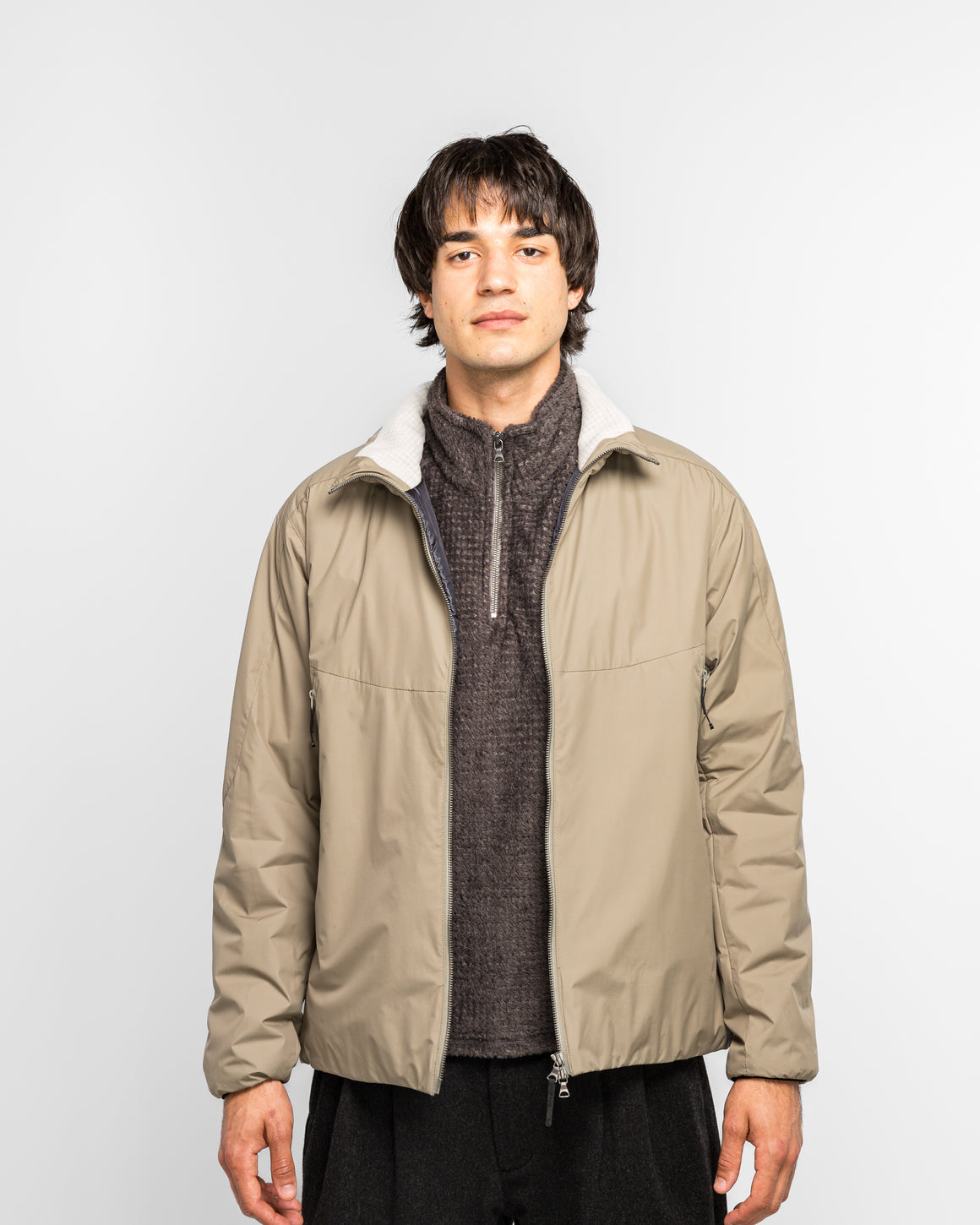 HAVEN - Logan Hybrid Jacket - GORE-TEX Windstopper 2L Nylon Drab - UP THERE